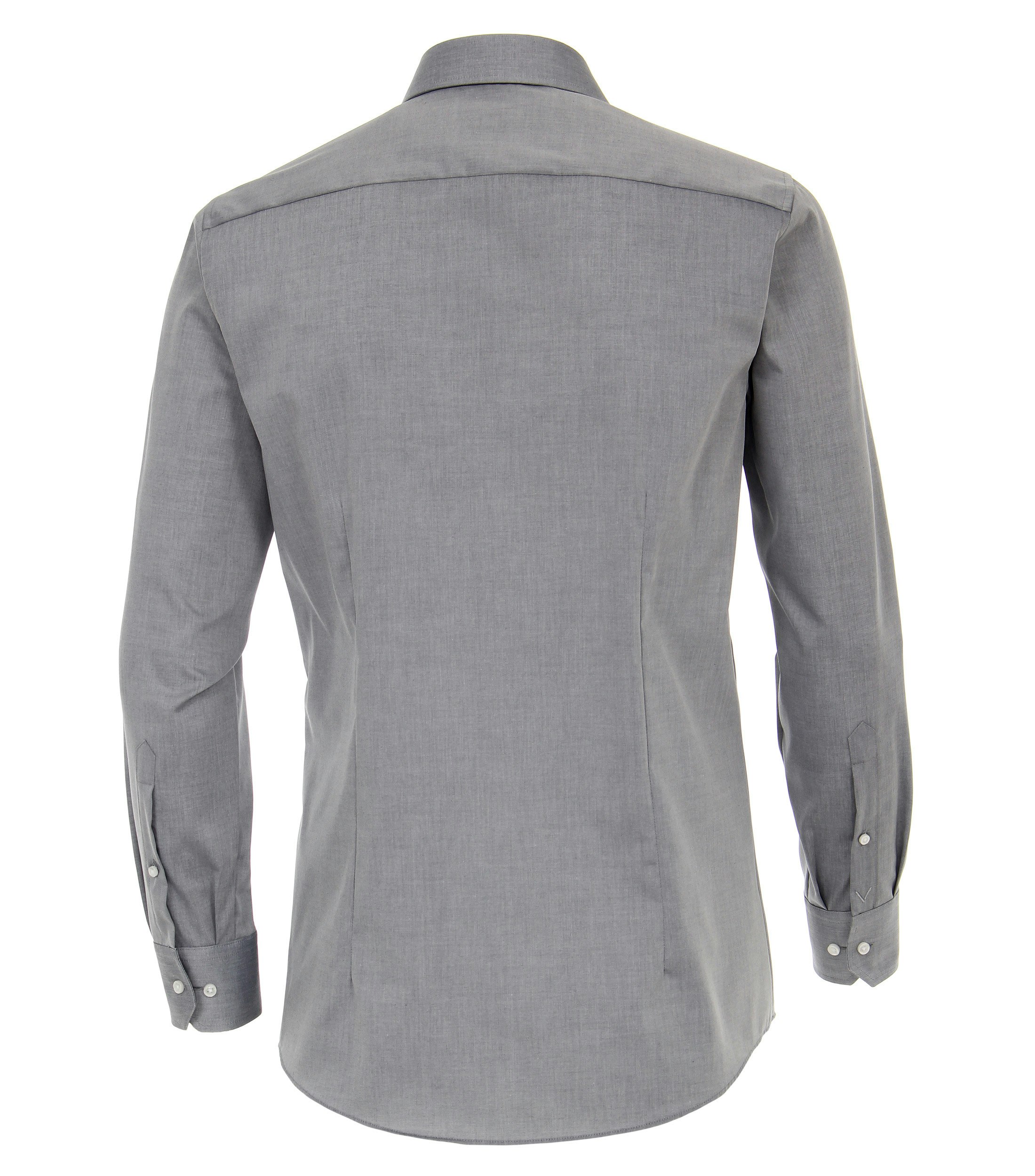 Ein Businesshemd im uni Muster in der Farbe Grau