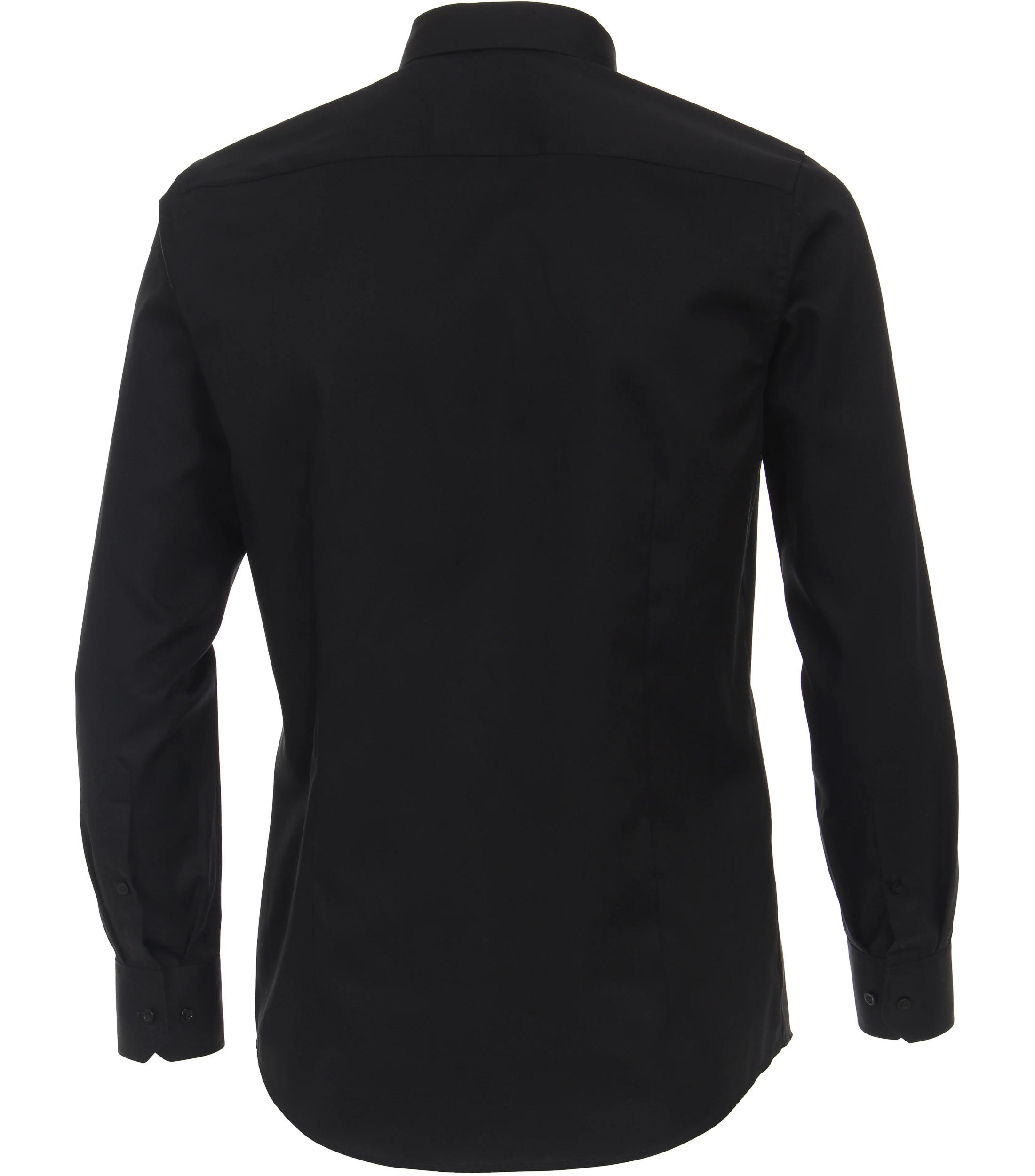 Businesshemd im unifarbenen Design in der Farbe Schwarz