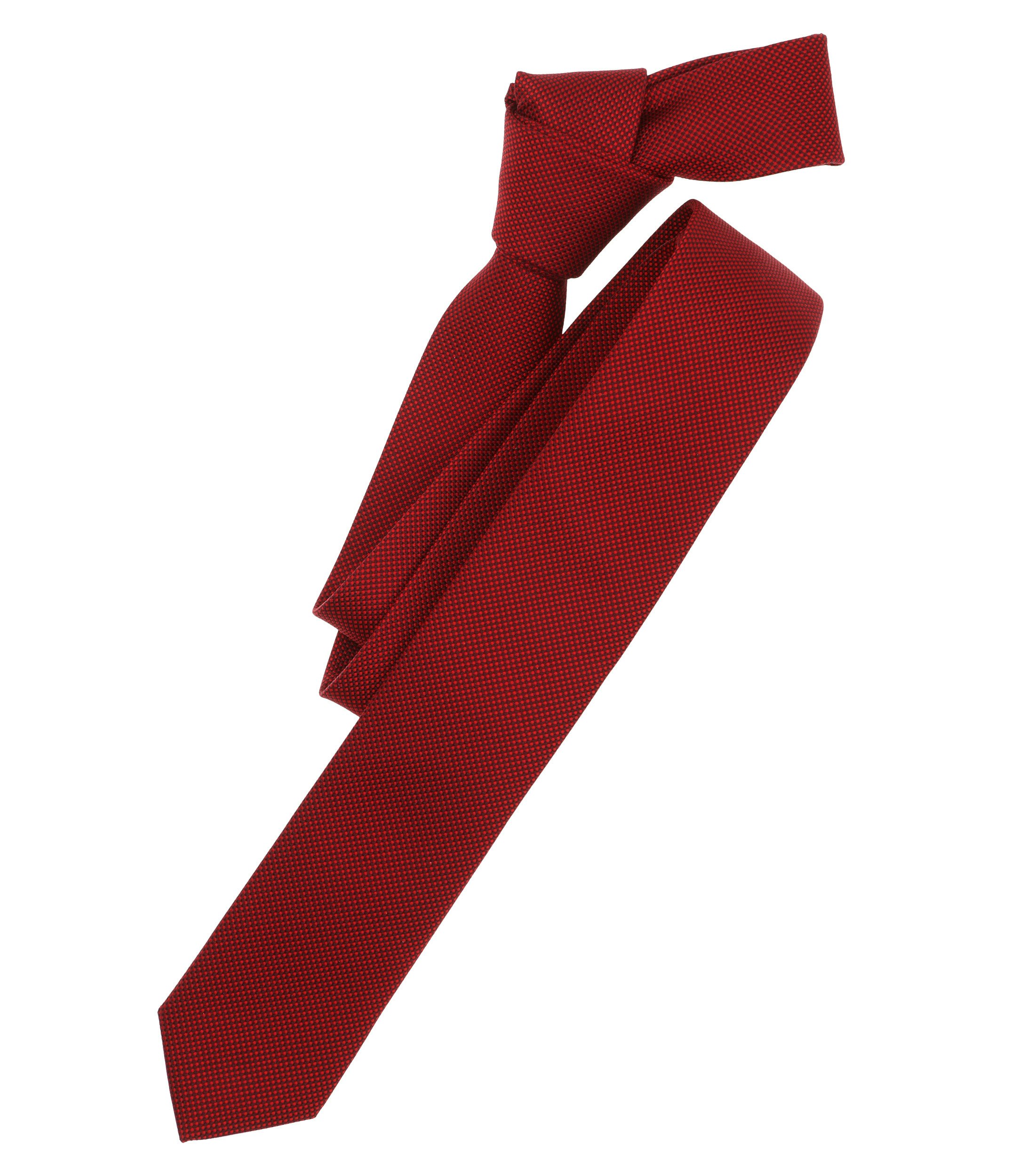 Krawatte im gemusterten Design in der Farbe Mittelrot