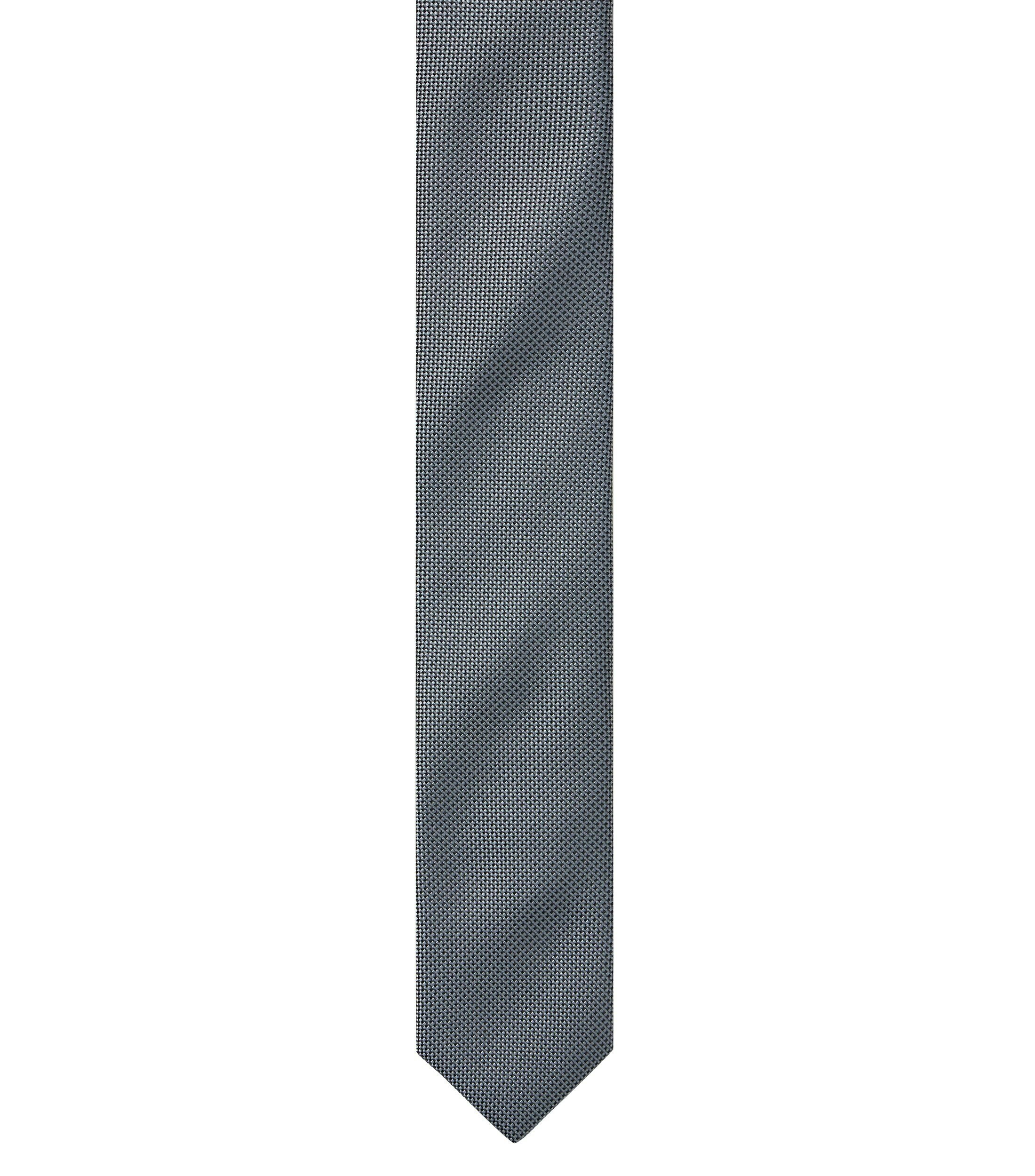 Eine Krawatte im gemustert Muster in der Farbe Hellgrau