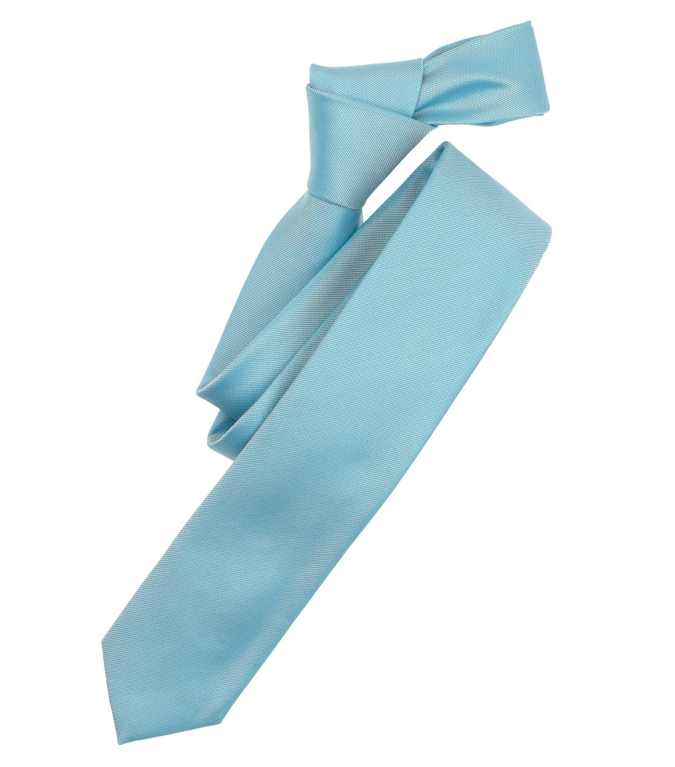 Ein Krawatte im uni Muster in der Farbe Helltürkis