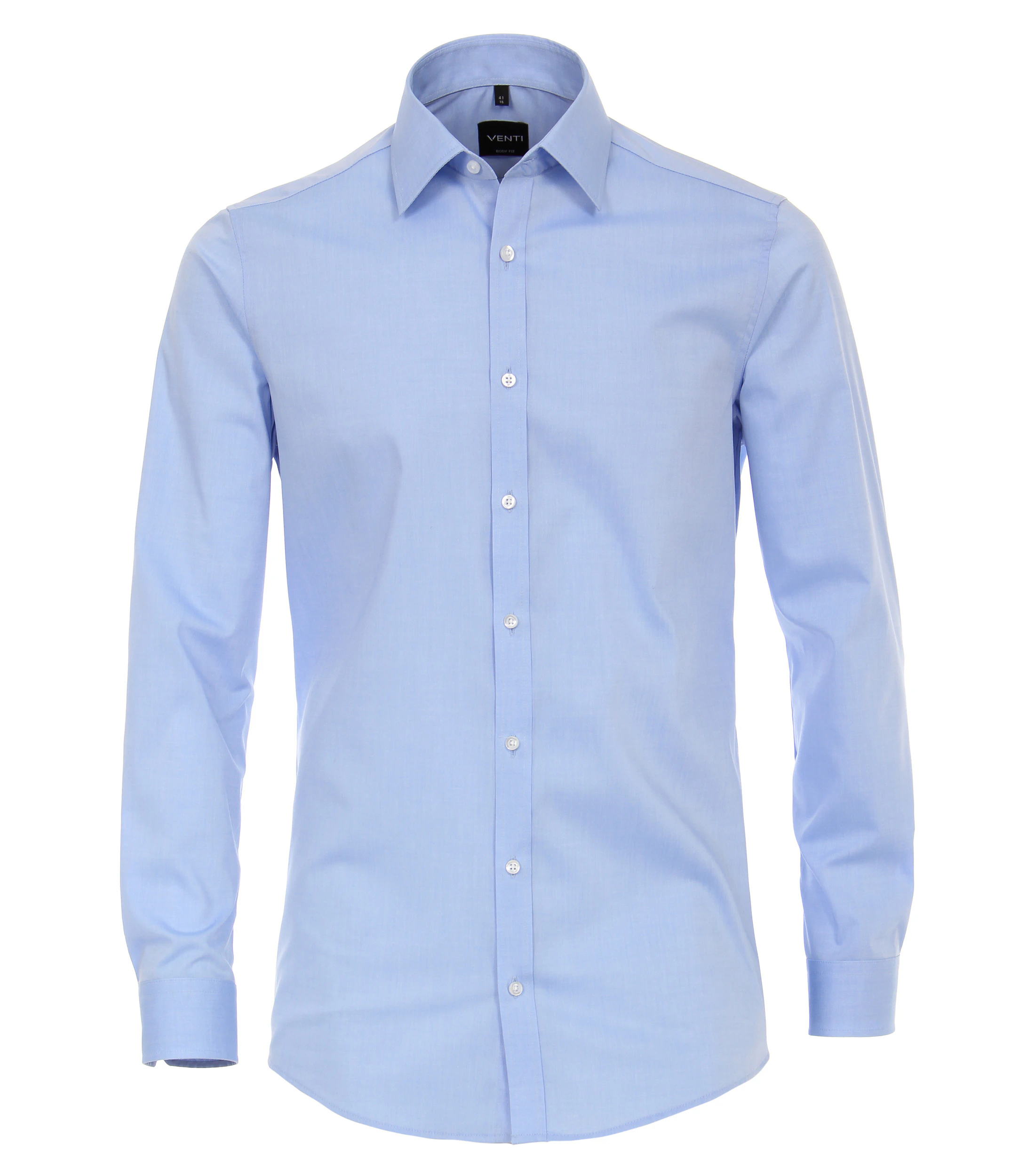 Businesshemd im unifarbenen Design in der Farbe Hellblau