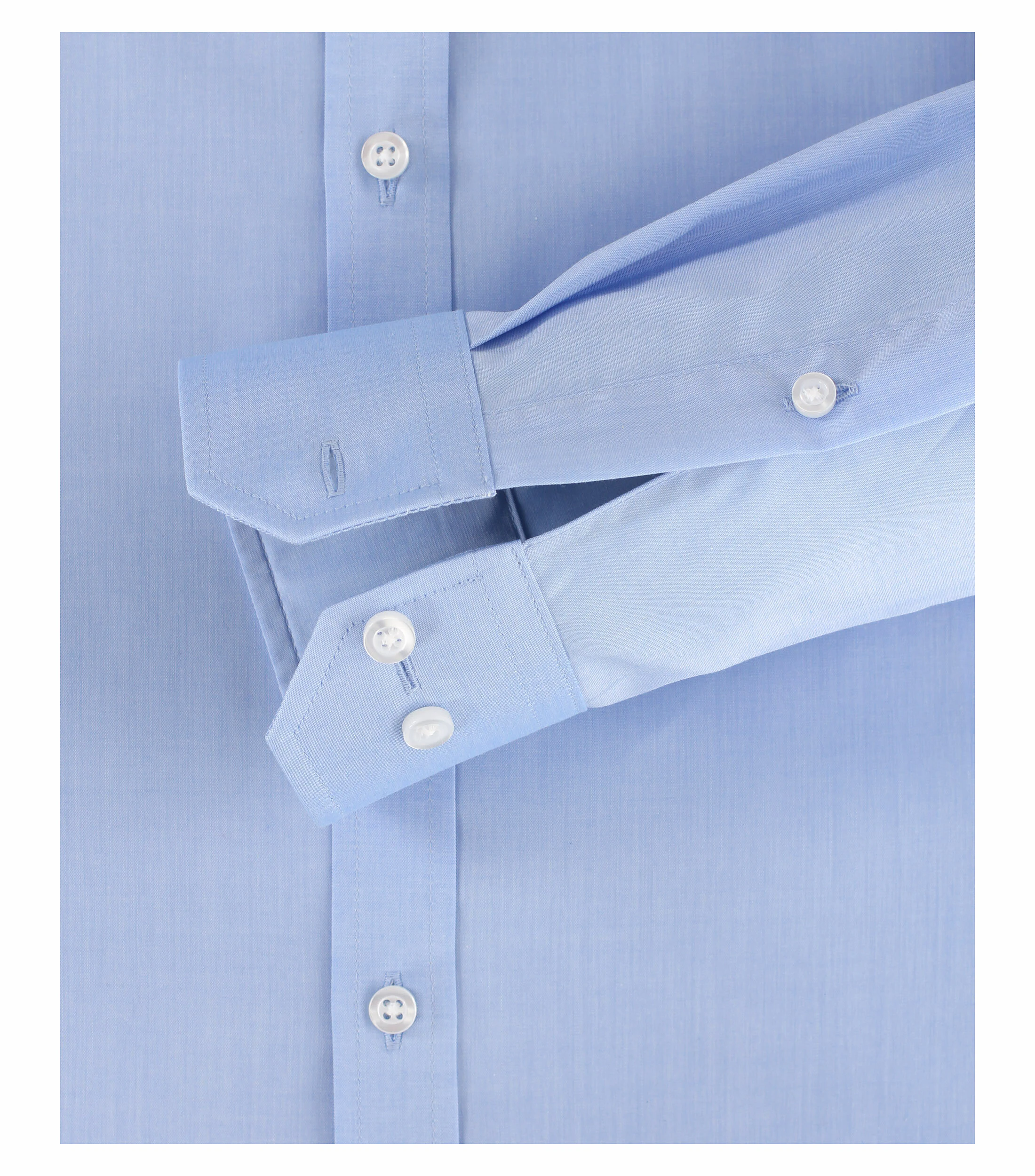 Businesshemd im unifarbenen Design in der Farbe Hellblau