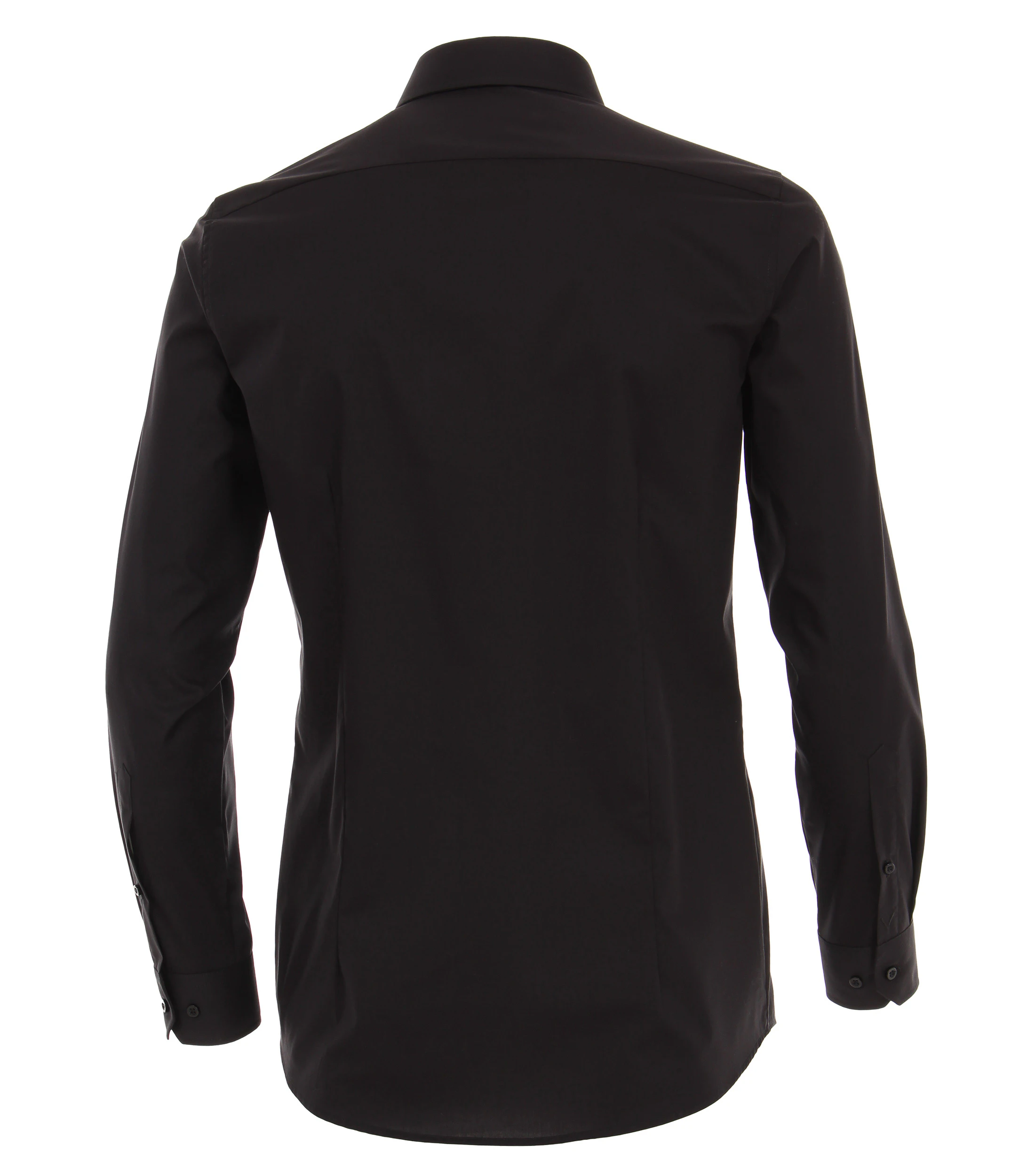 Businesshemd im unifarbenen Design in der Farbe Schwarz