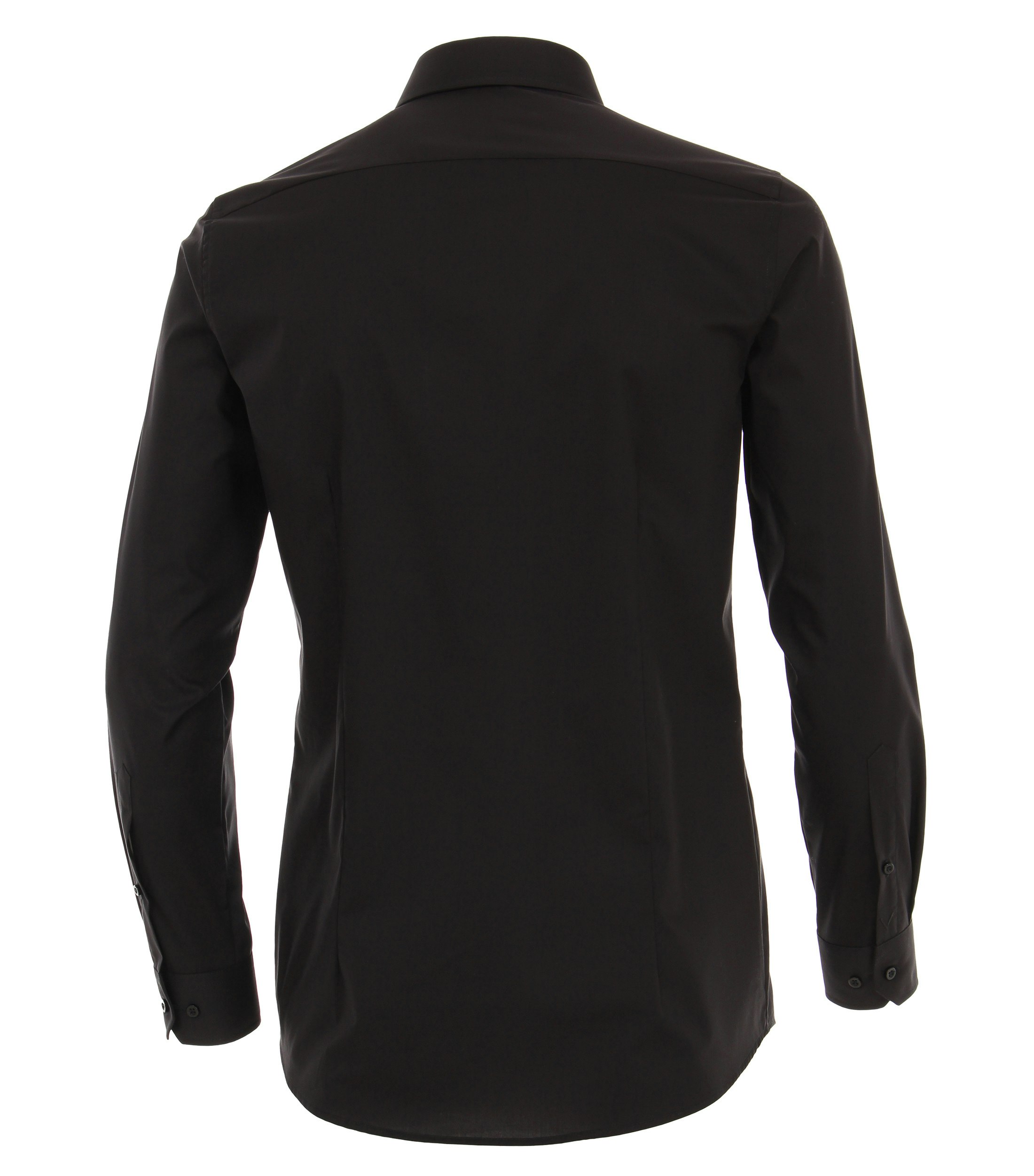 Businesshemd im unifarbenen Design in der Farbe Schwarz