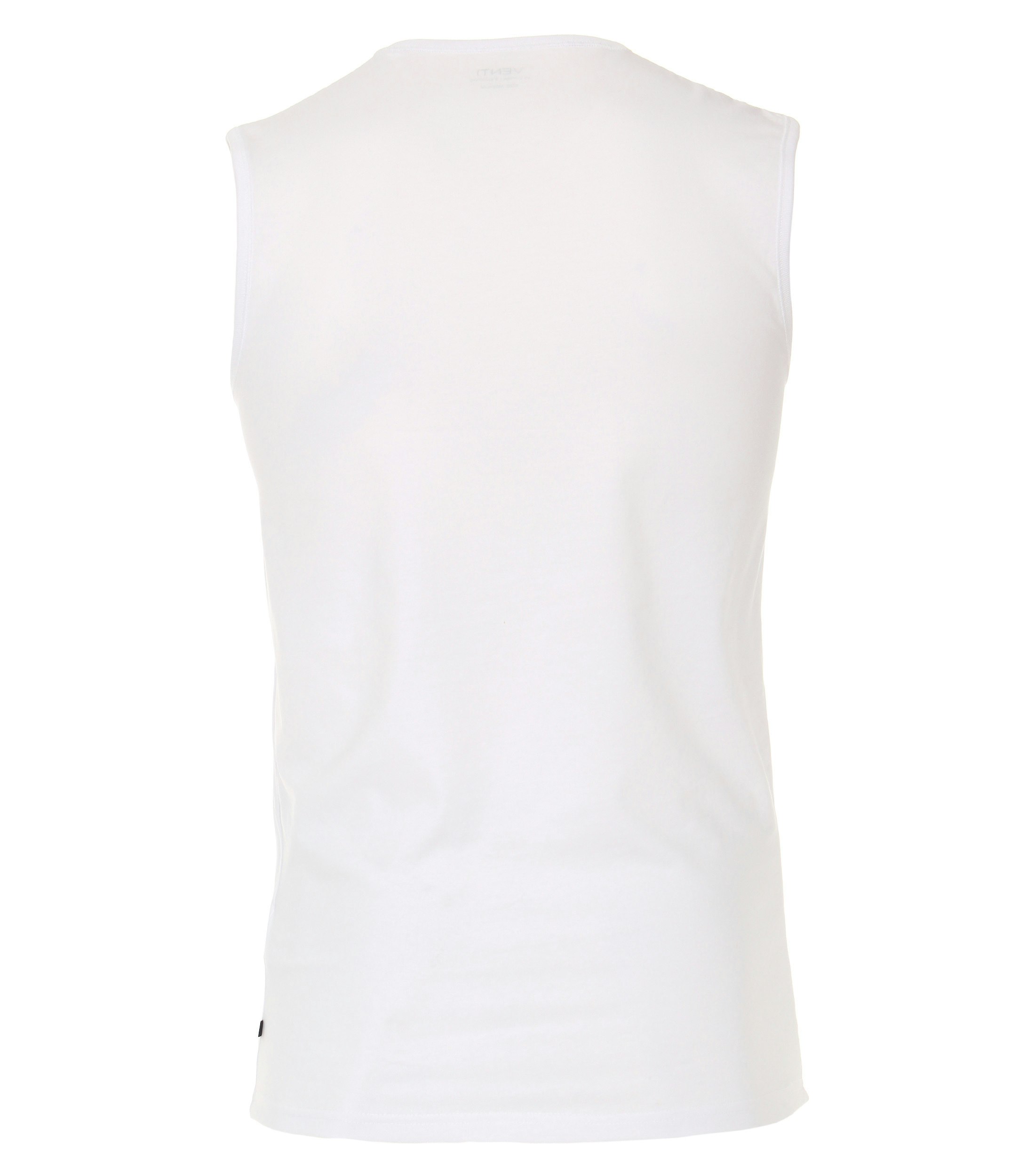 Ein Tanktop im uni Muster in der Farbe Weiß