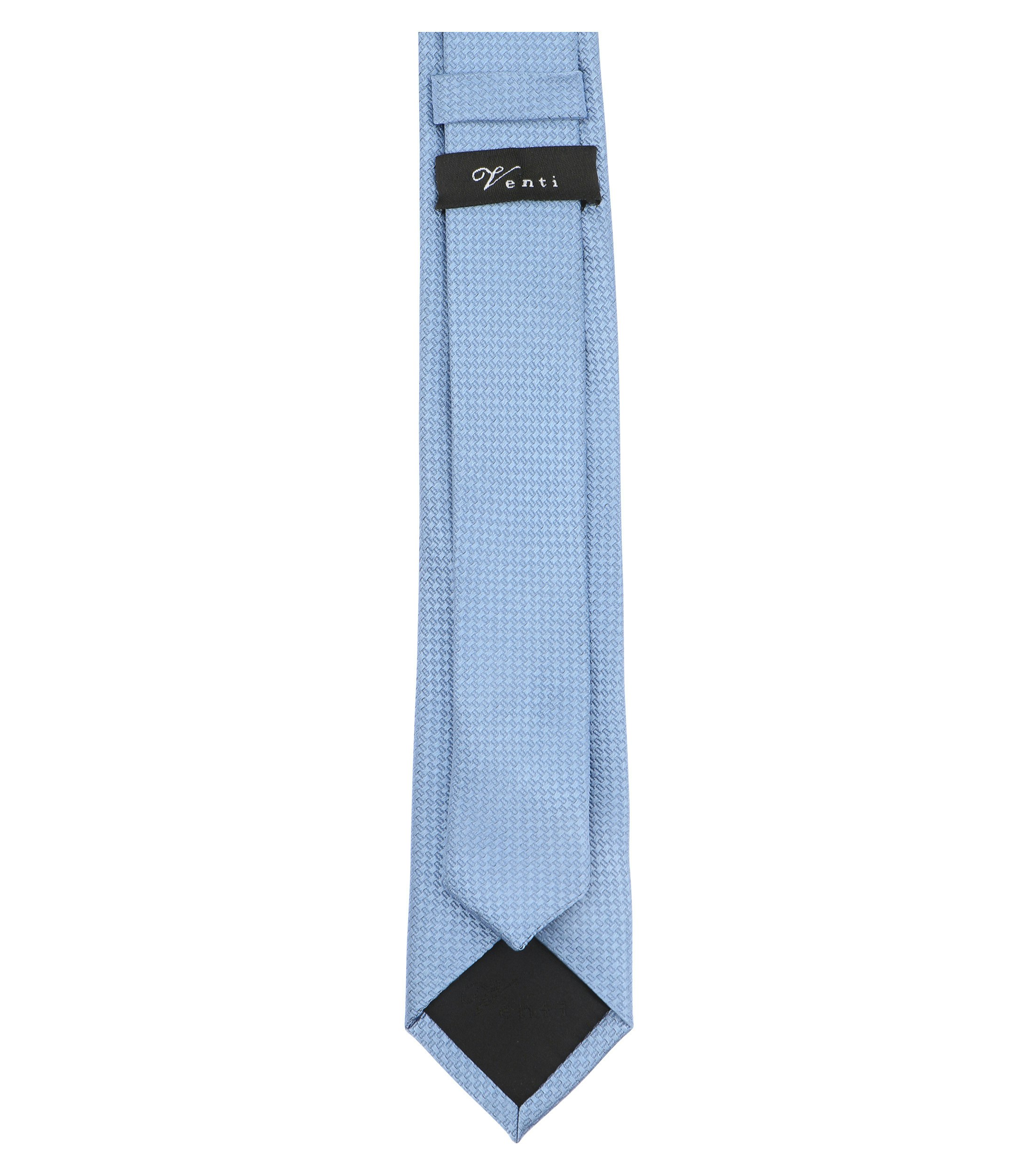 Ein Krawatte im uni Muster in der Farbe Azurblau