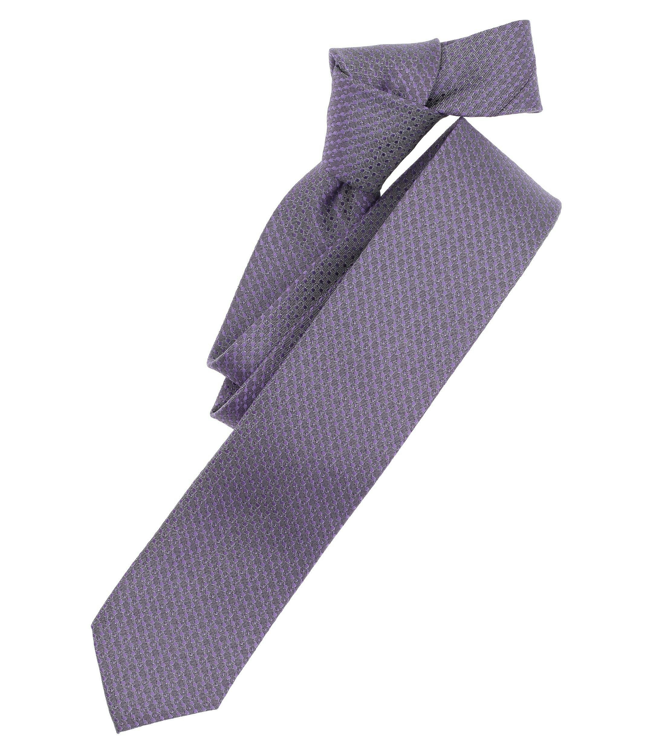 Ein Krawatte im Print Muster in der Farbe Violet