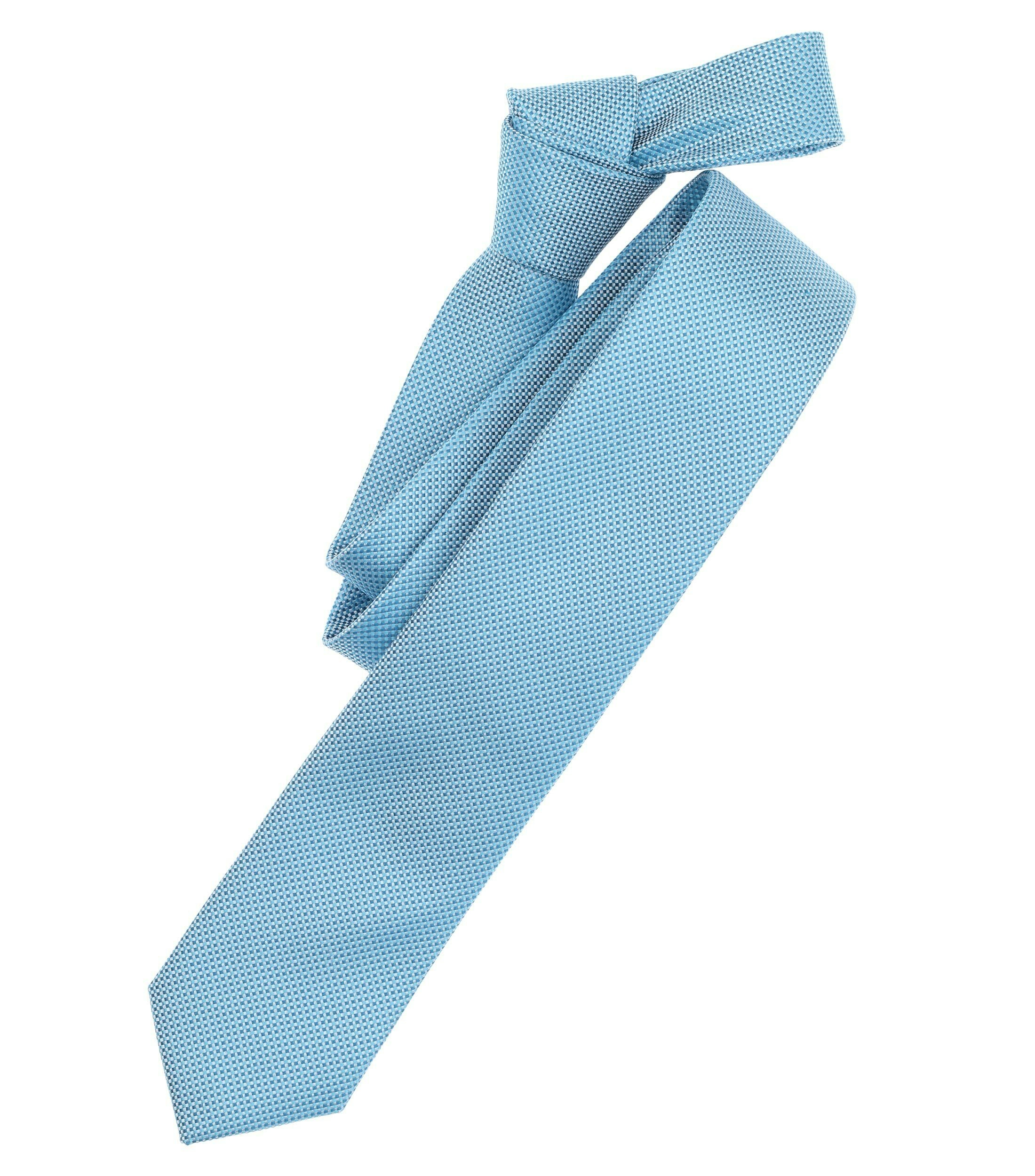 Ein Krawatte im uni Muster in der Farbe Türkis