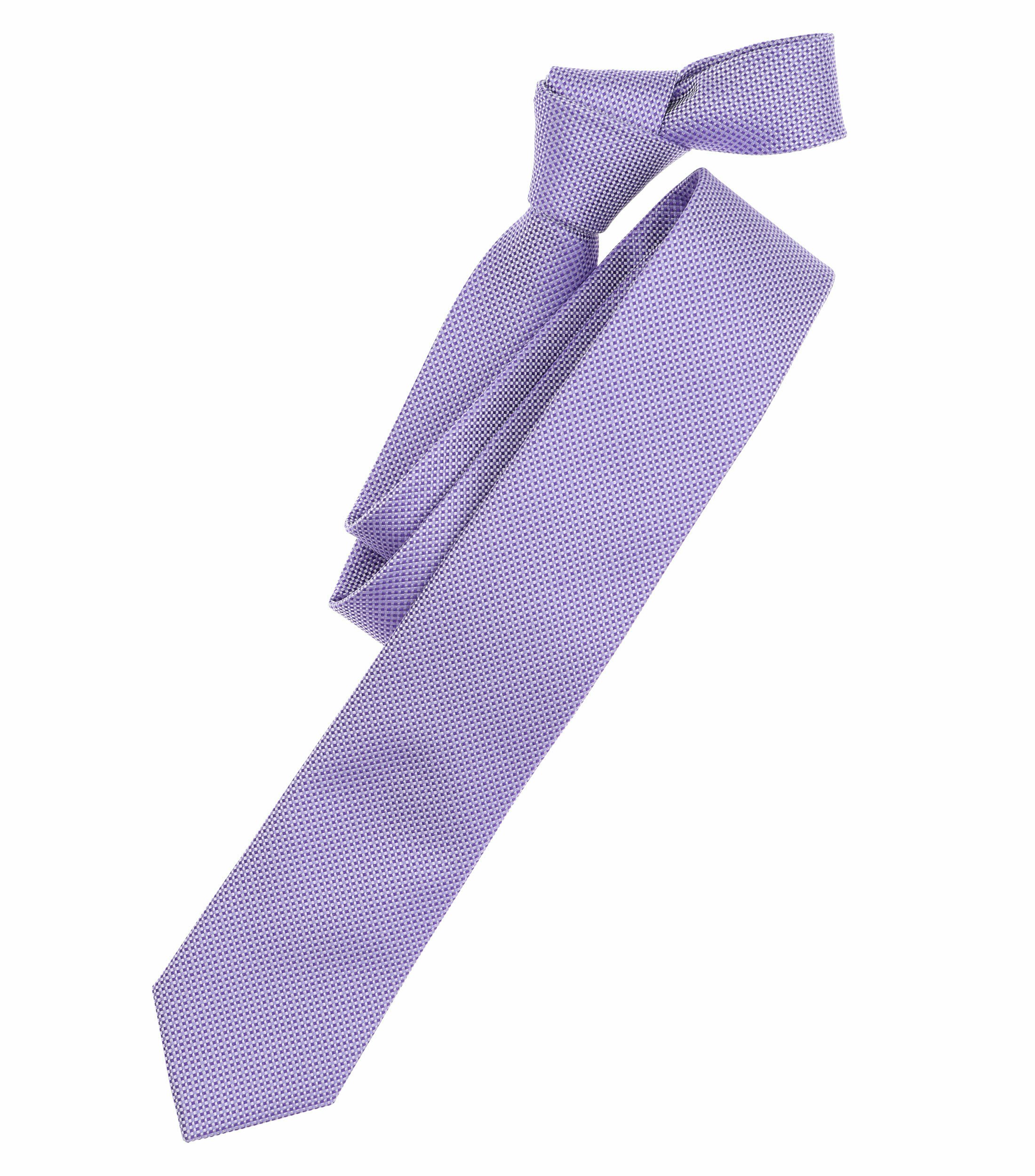 Ein Krawatte im uni Muster in der Farbe Helllila