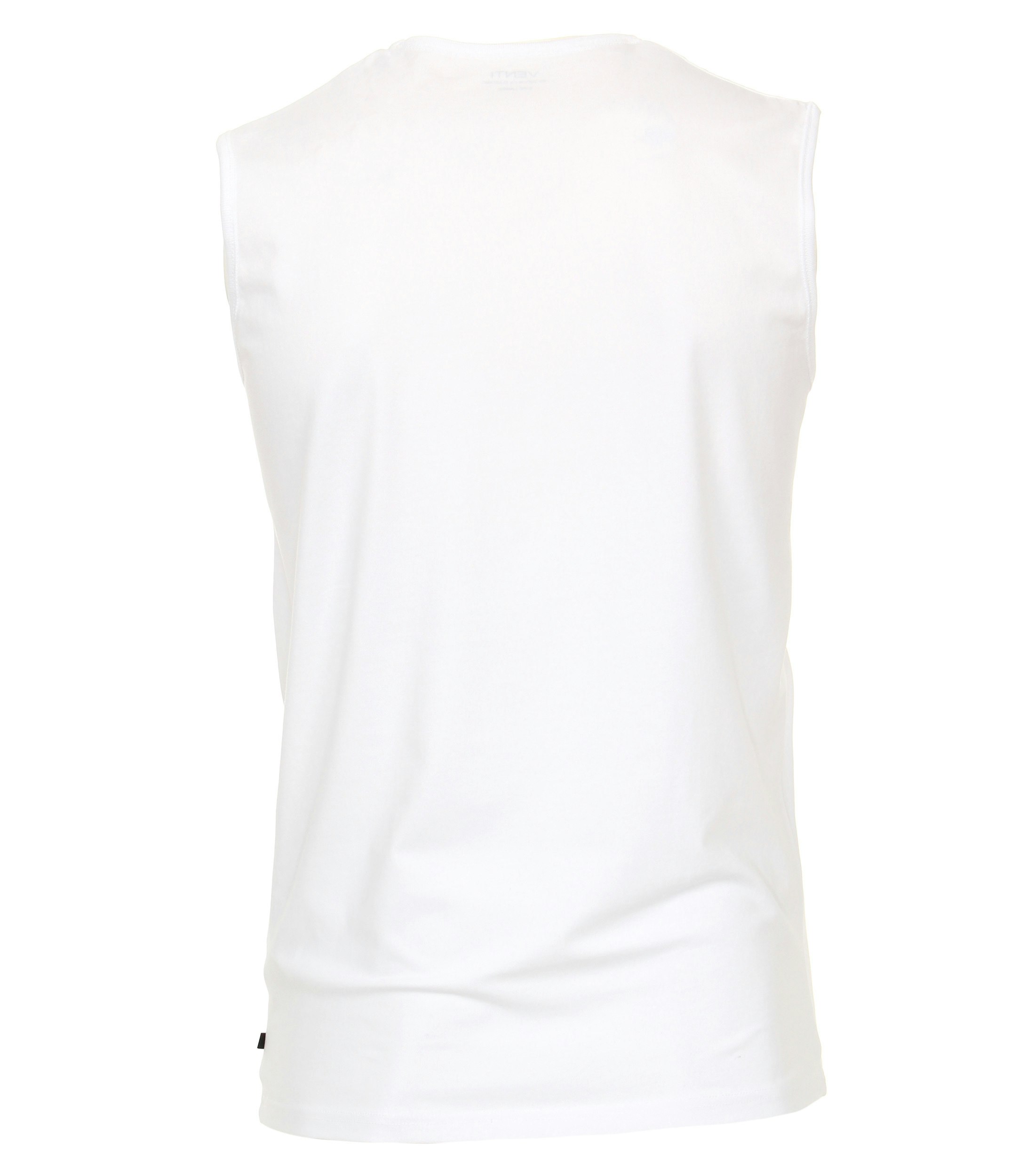 Ein Tanktop im uni Muster in der Farbe Weiß