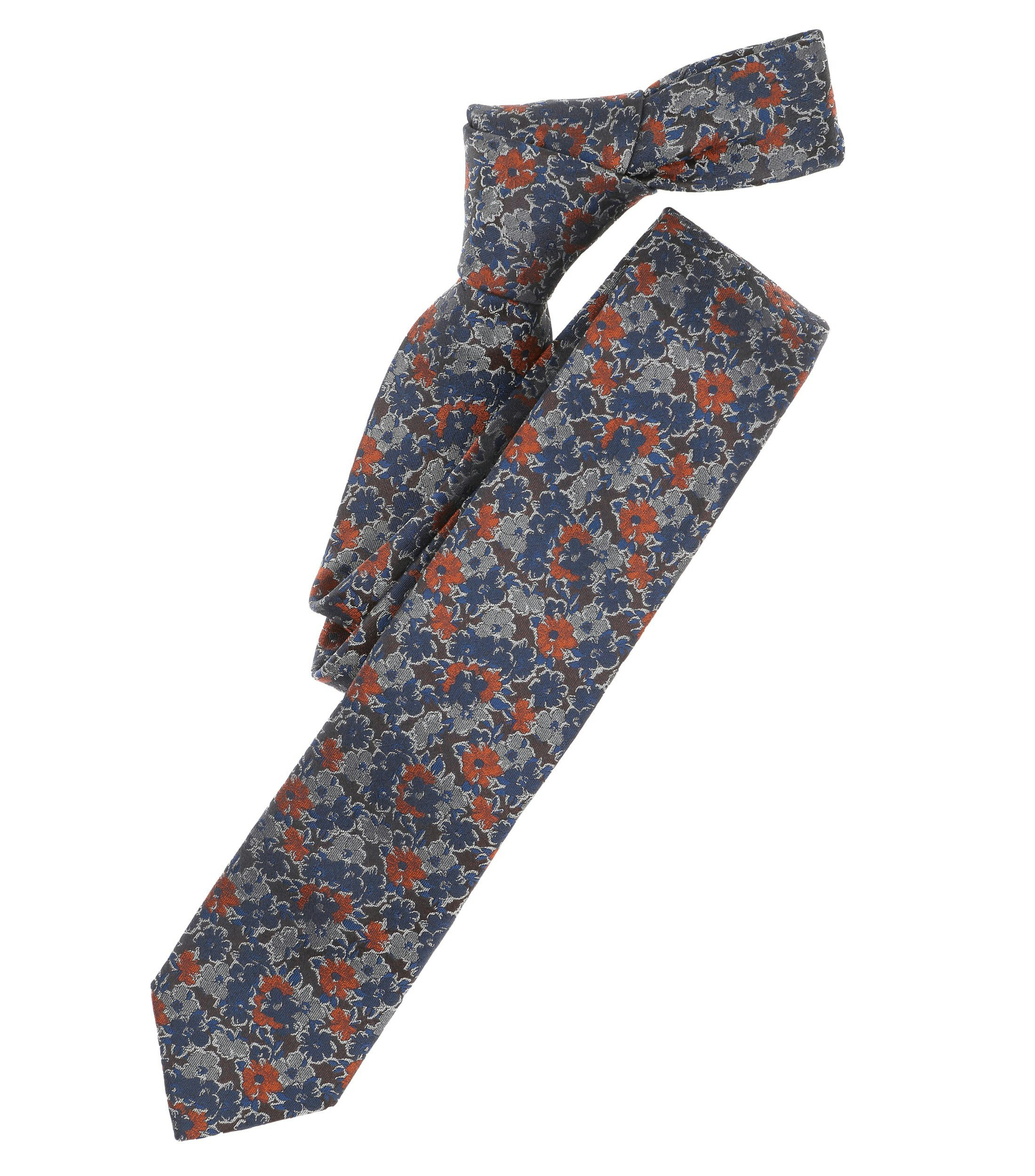 Krawatte im gemusterten Design in der Farbe Orange