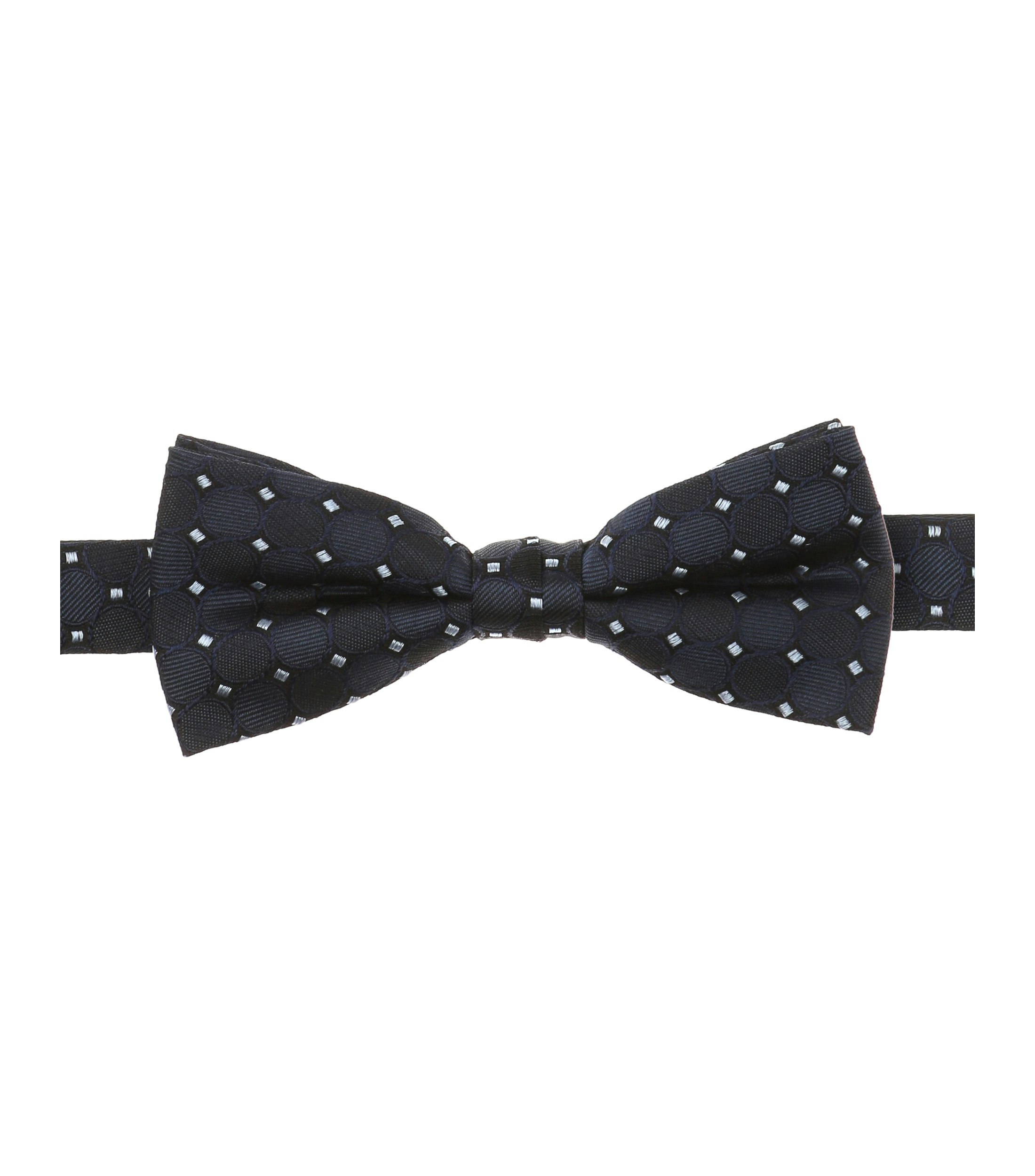 Ein Fliege im gemustert Muster in der Farbe Dunkelblau