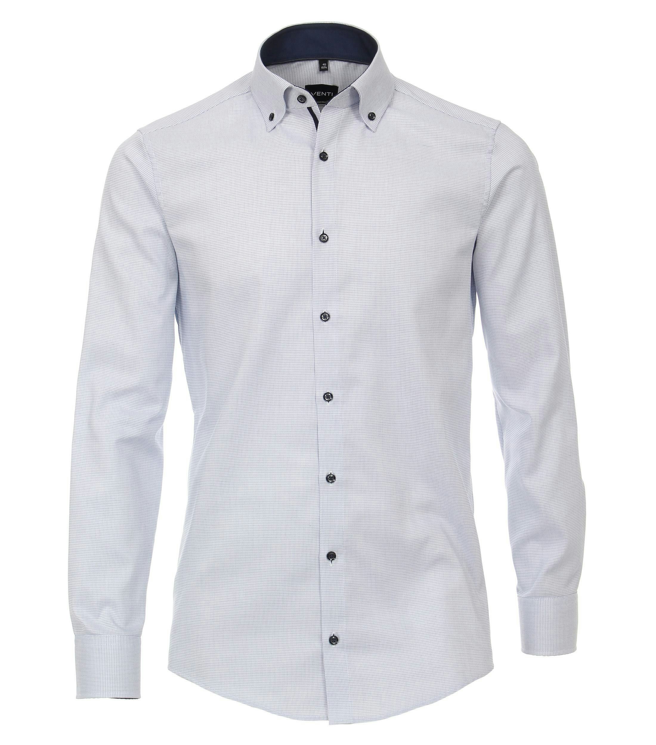 Ein Businesshemd im uni Muster in der Farbe Hellblau