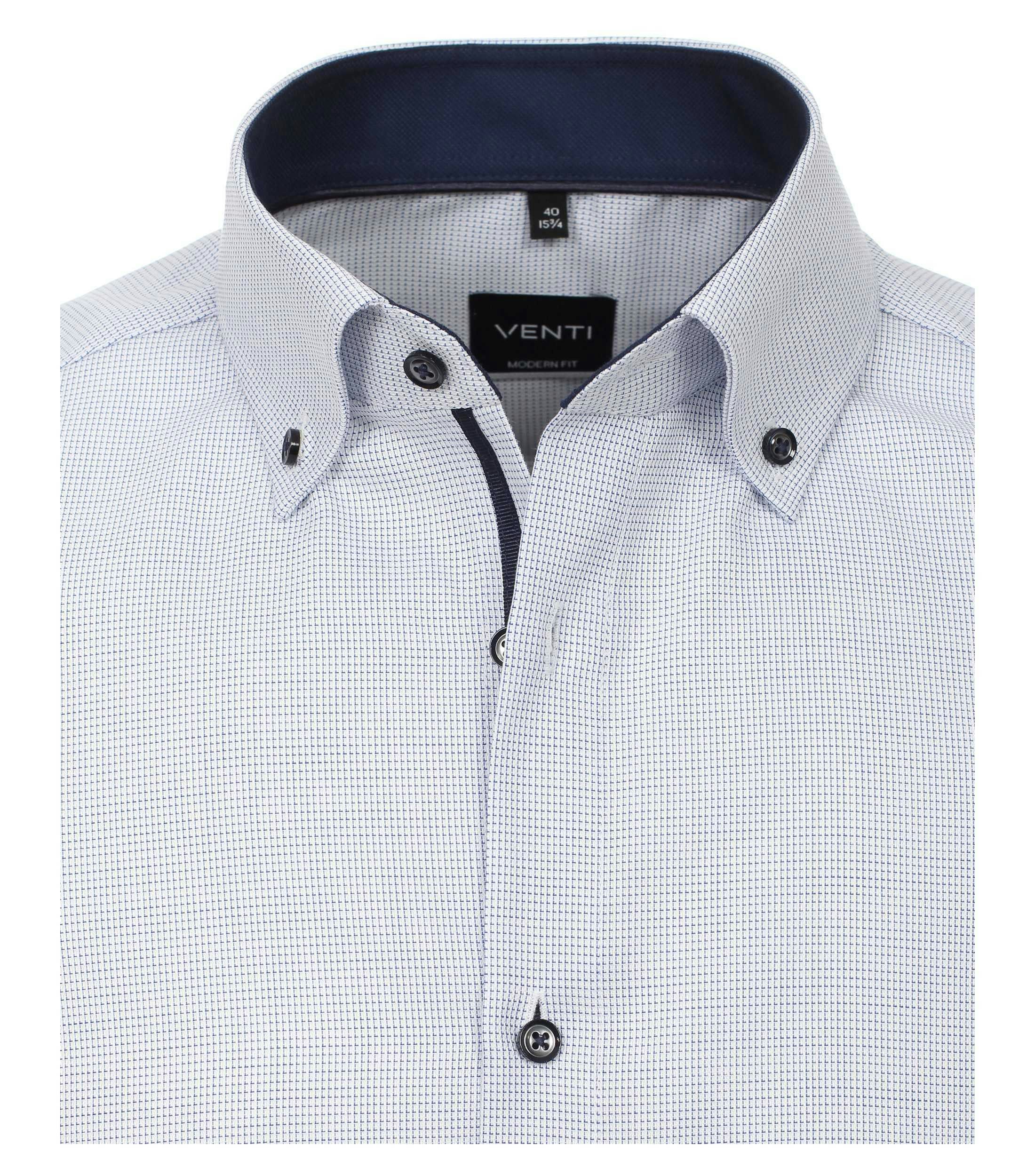 Ein Businesshemd im uni Muster in der Farbe Hellblau