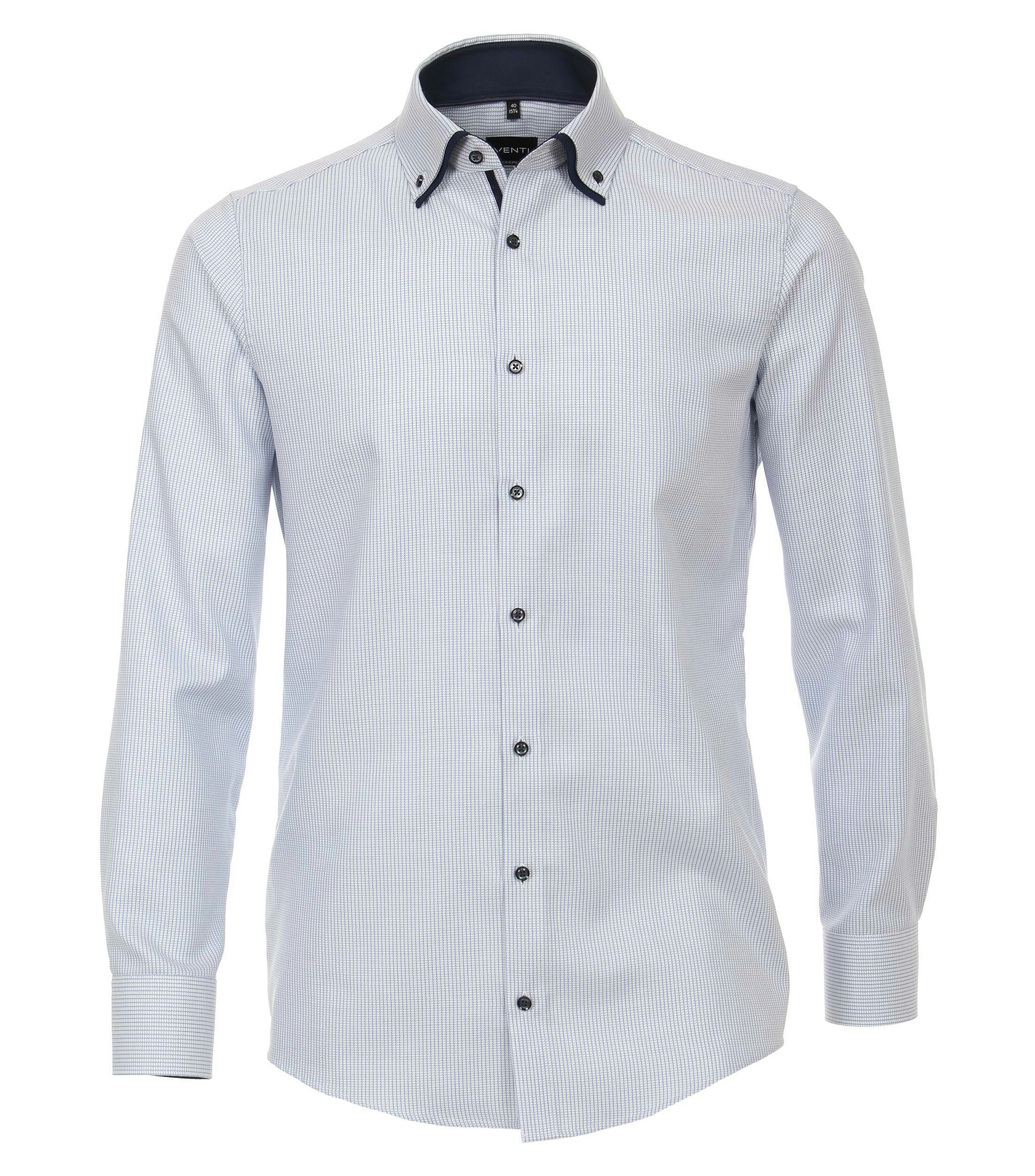 Ein Businesshemd im uni Muster in der Farbe Hellblau