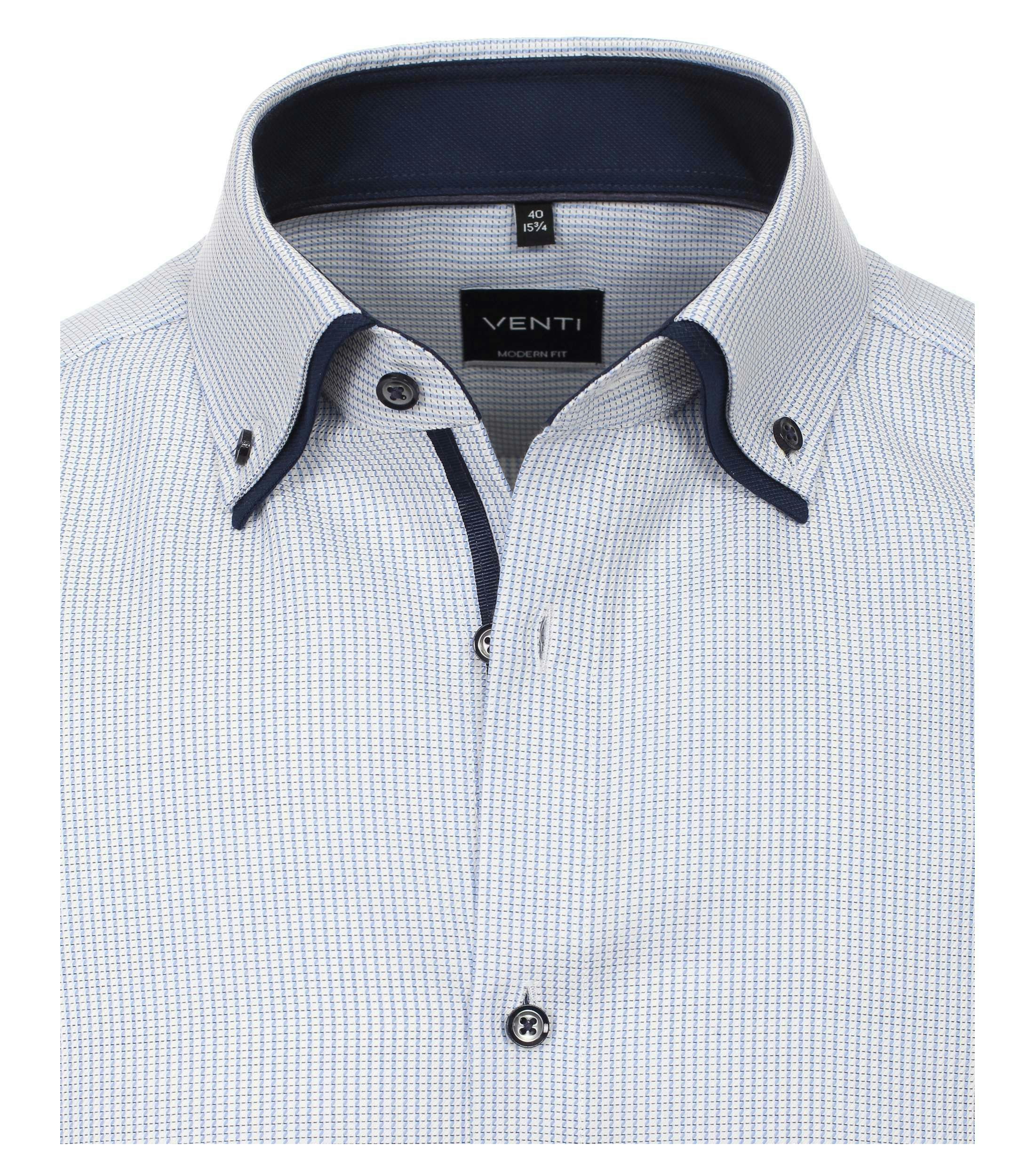 Ein Businesshemd im uni Muster in der Farbe Hellblau