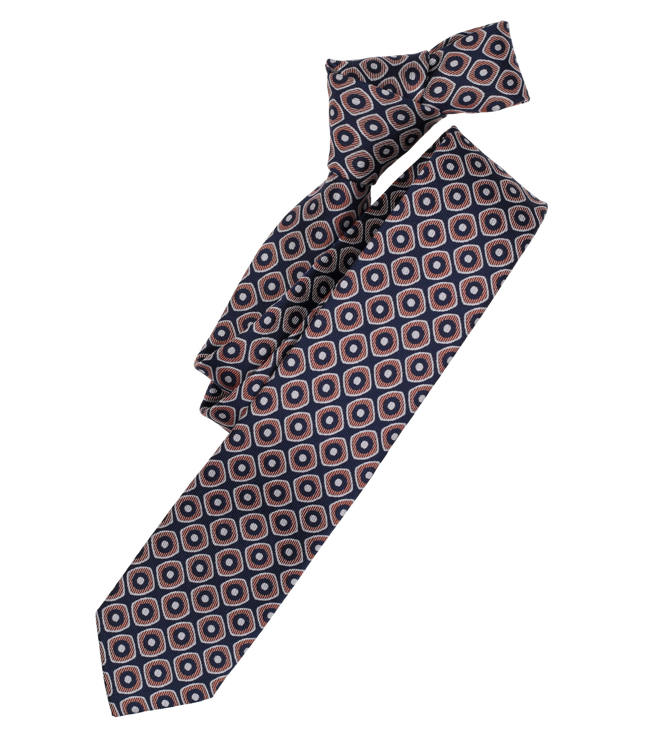 Ein Krawatte im gemustert Muster in der Farbe Orange