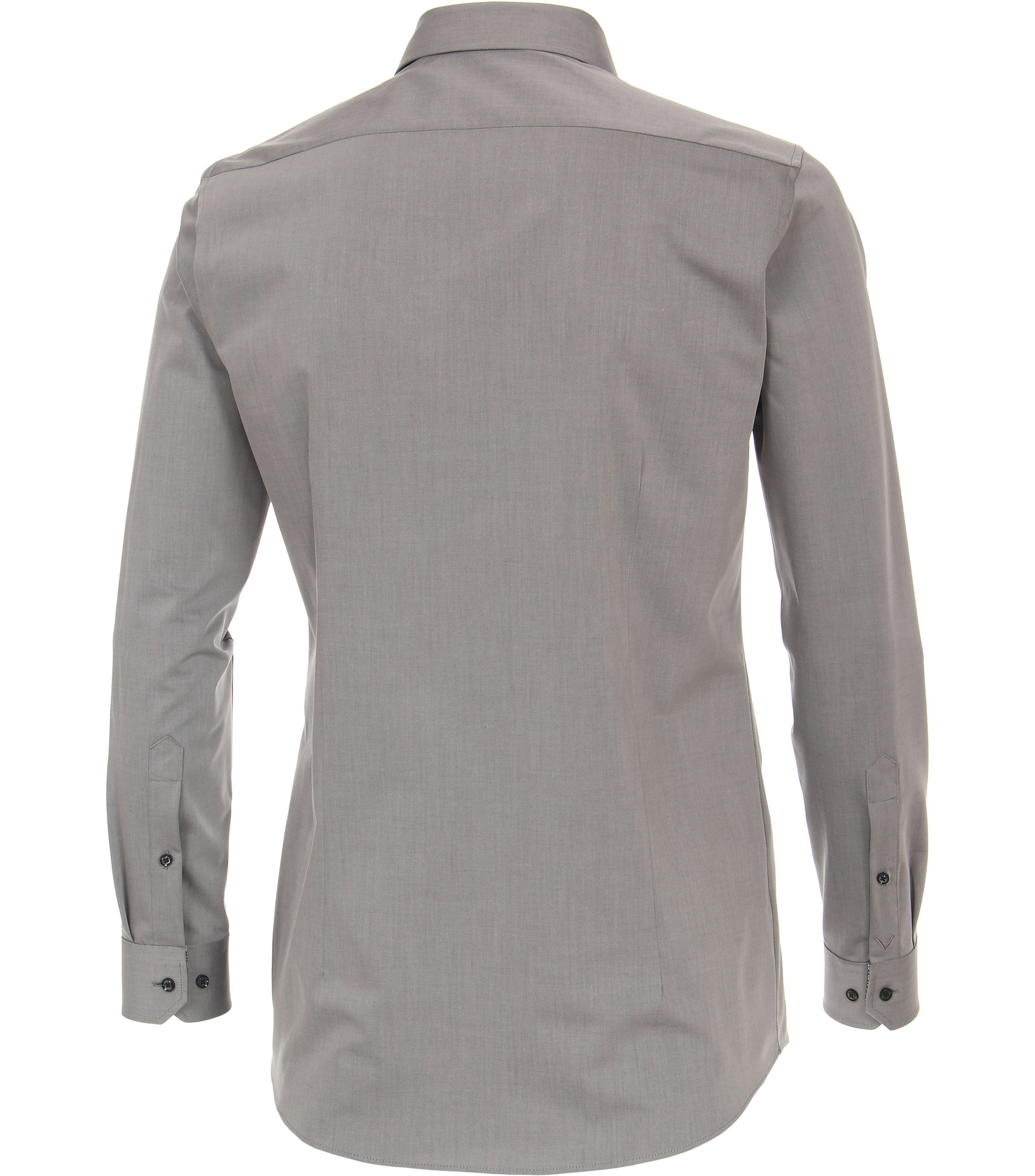 Ein Businesshemd im uni Muster in der Farbe Grau