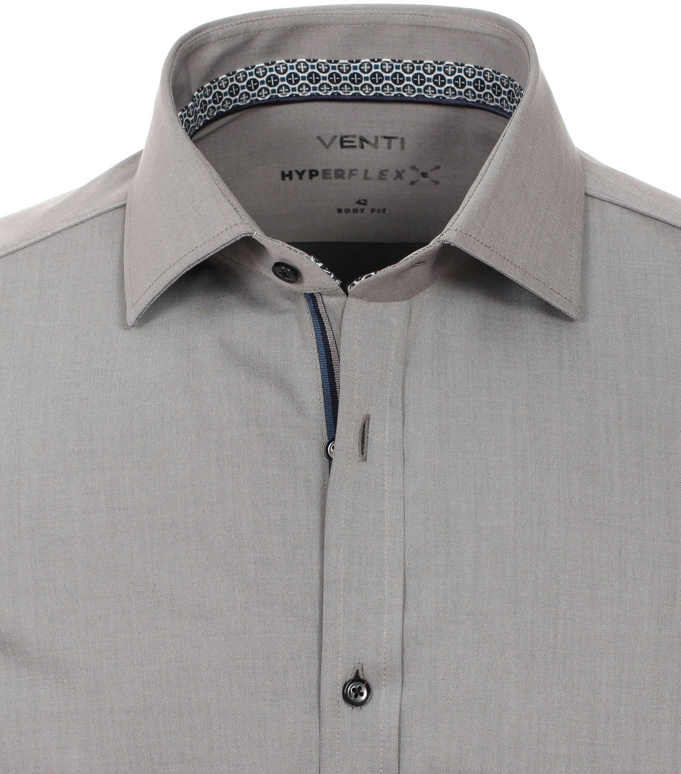 Ein Businesshemd im uni Muster in der Farbe Grau