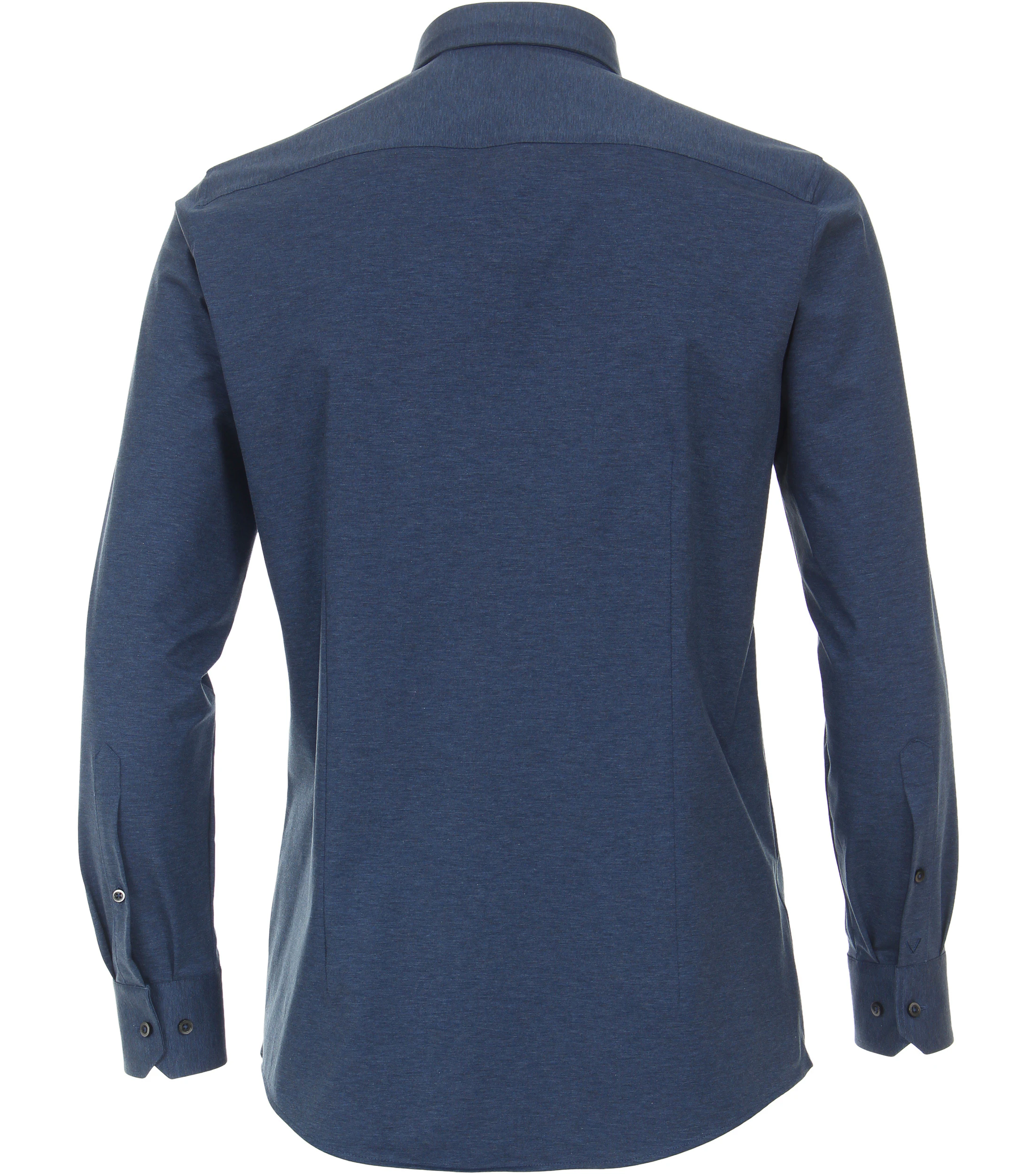 Businesshemd im unifarbenen Design in der Farbe Mittelblau