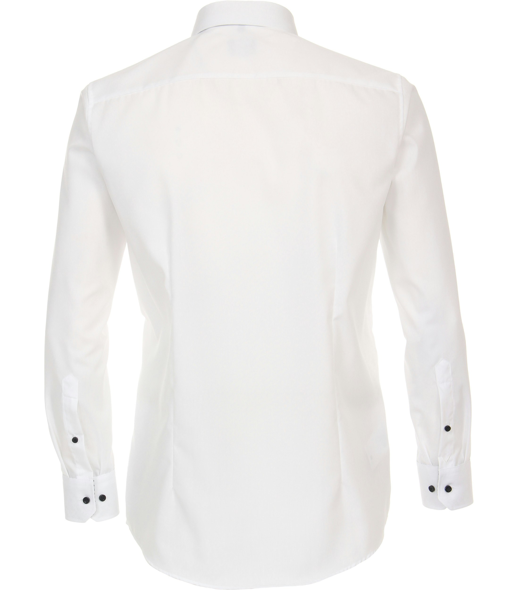 Ein Businesshemd im uni Muster in der Farbe Champagner