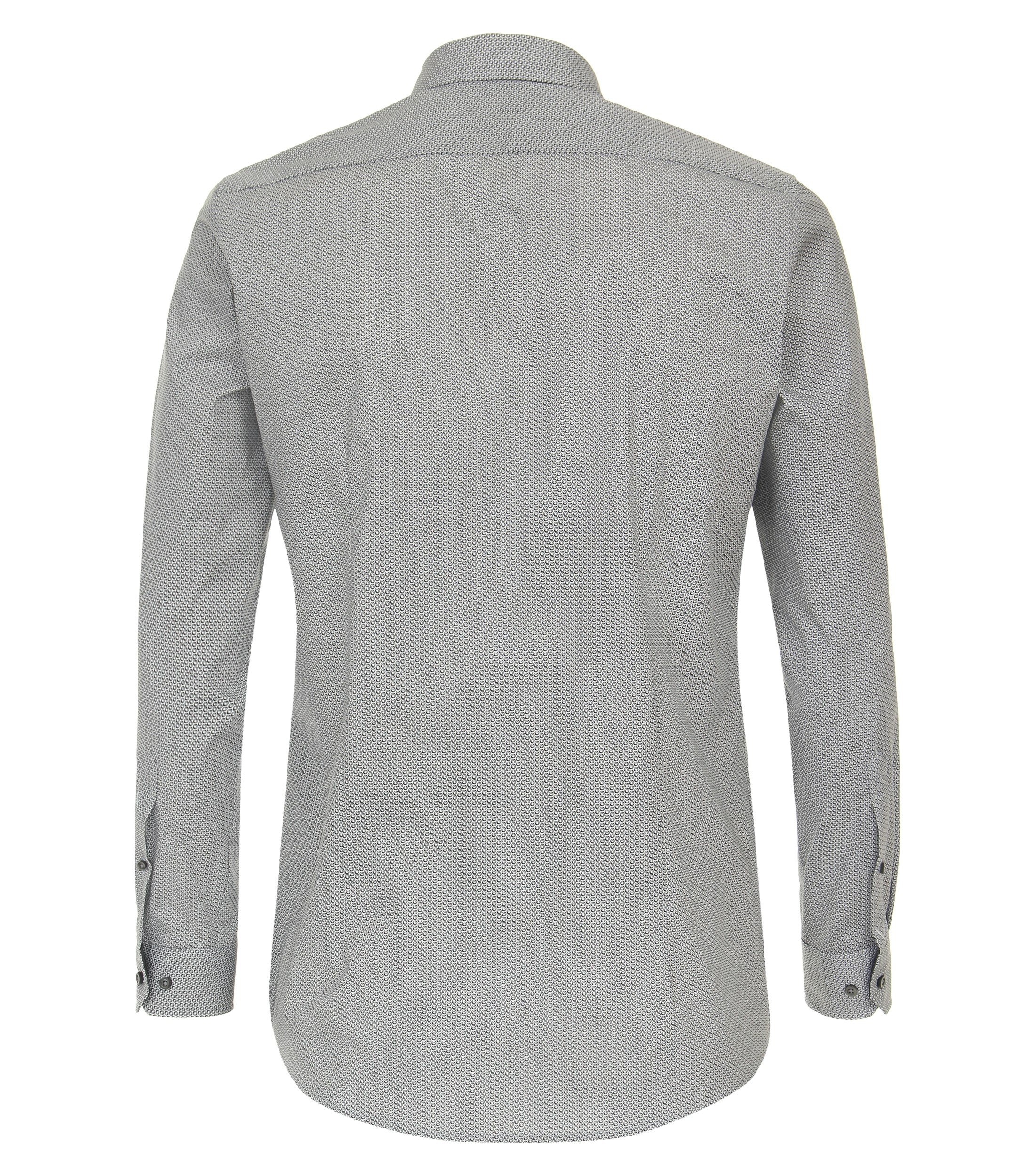 Ein Businesshemd im Print Muster in der Farbe Schwarz