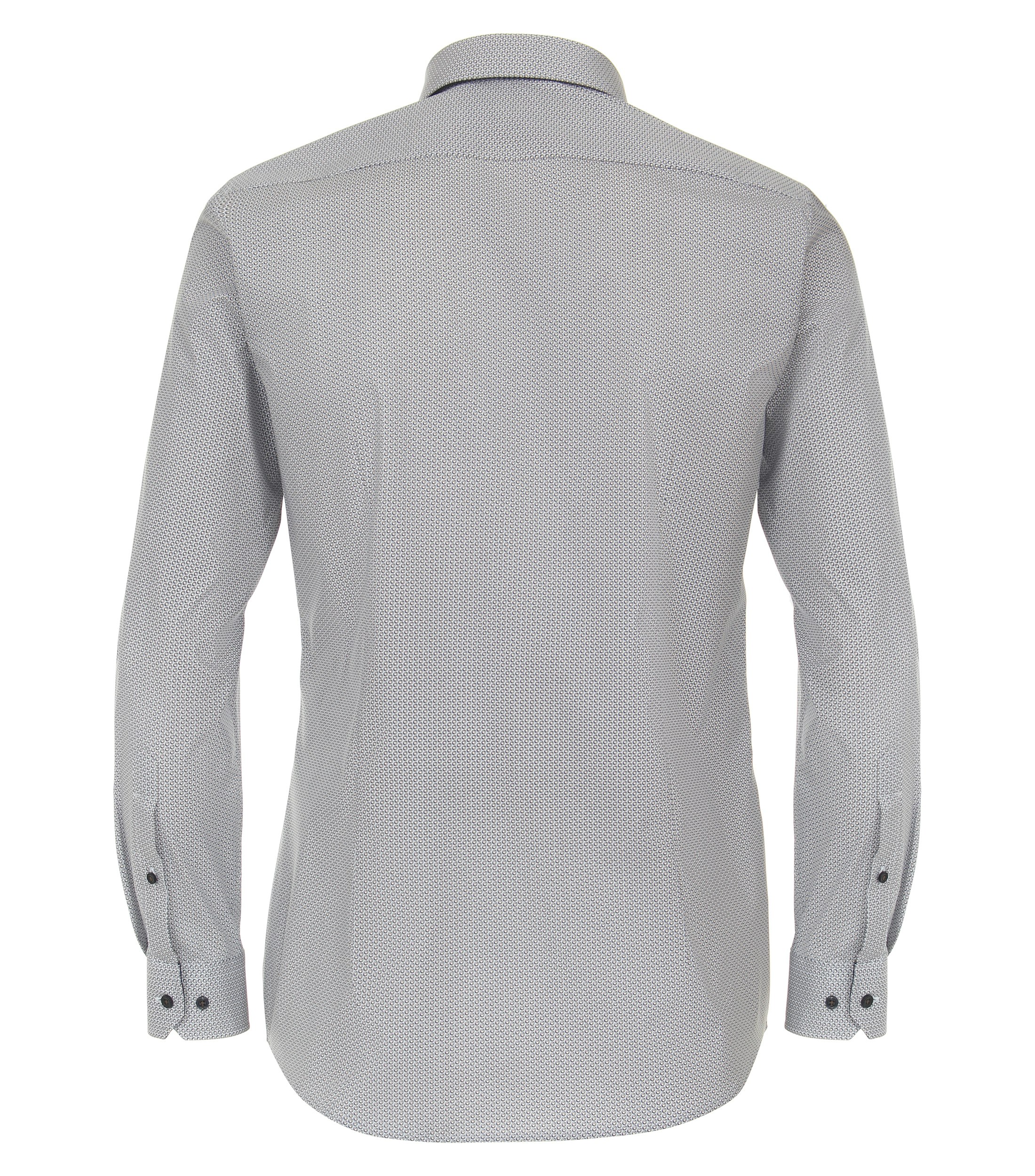 Ein Businesshemd im Print Muster in der Farbe Braun