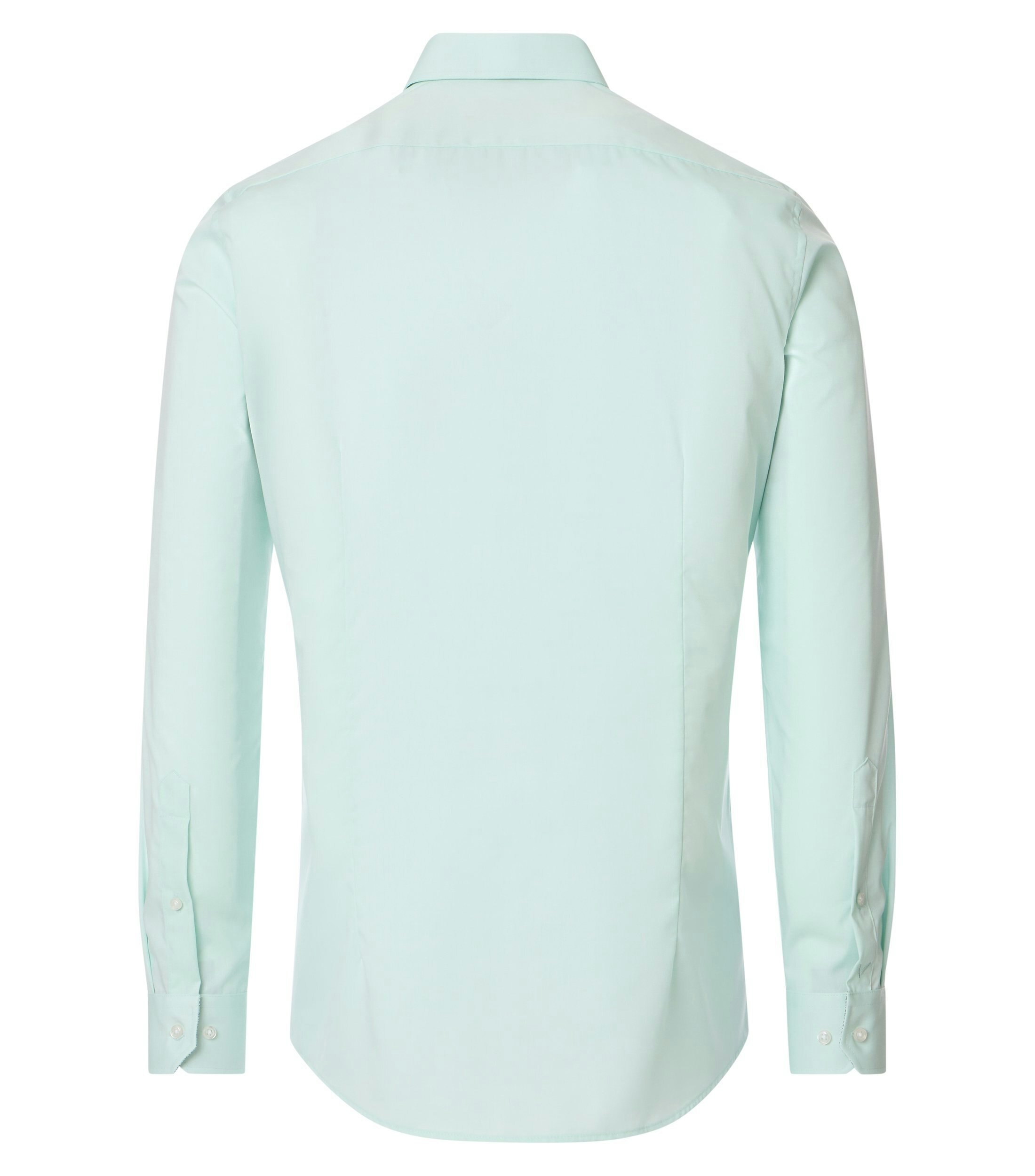 Ein Businesshemd im uni Muster in der Farbe Mint
