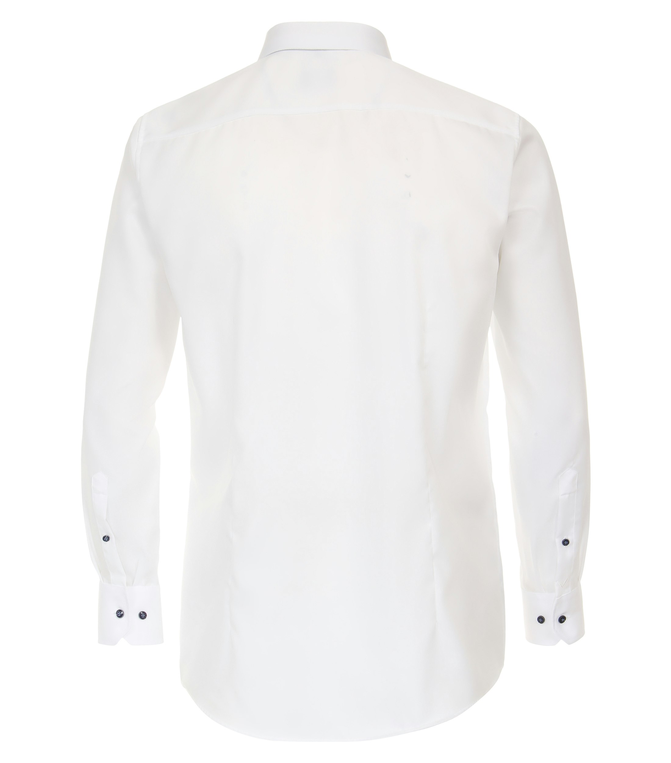 Ein Businesshemd im uni Muster in der Farbe Weiß