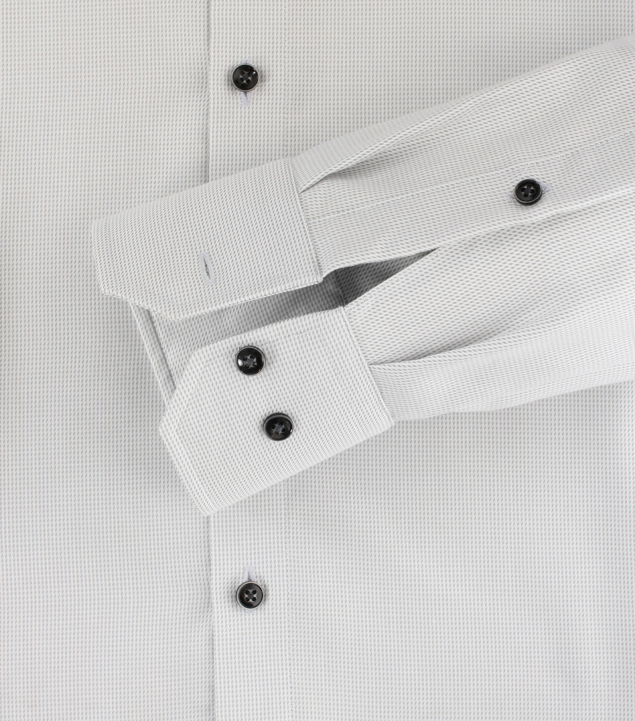 Ein Businesshemd im uni Muster in der Farbe Hellgrau