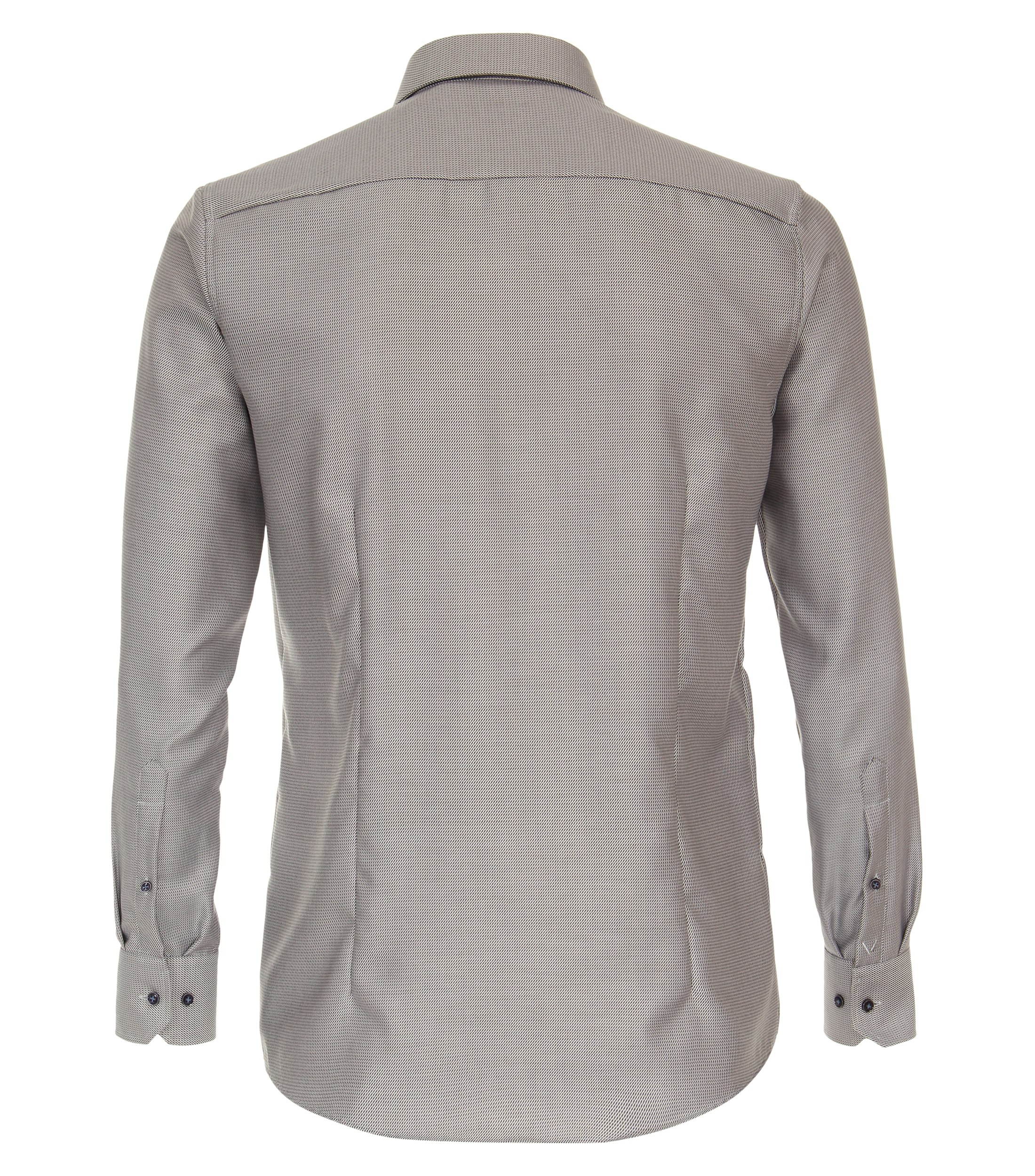 Ein Businesshemd im uni Muster in der Farbe Beige