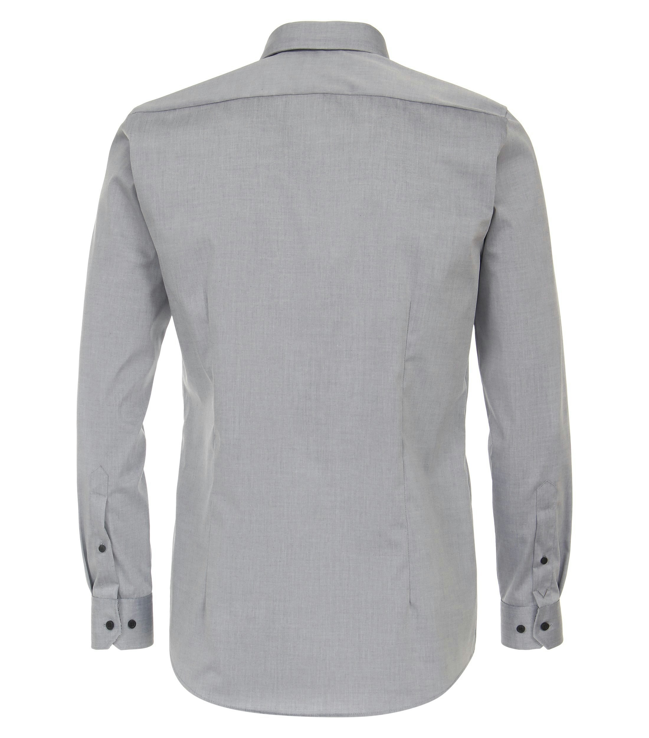 Ein Businesshemd im uni Muster in der Farbe Grau