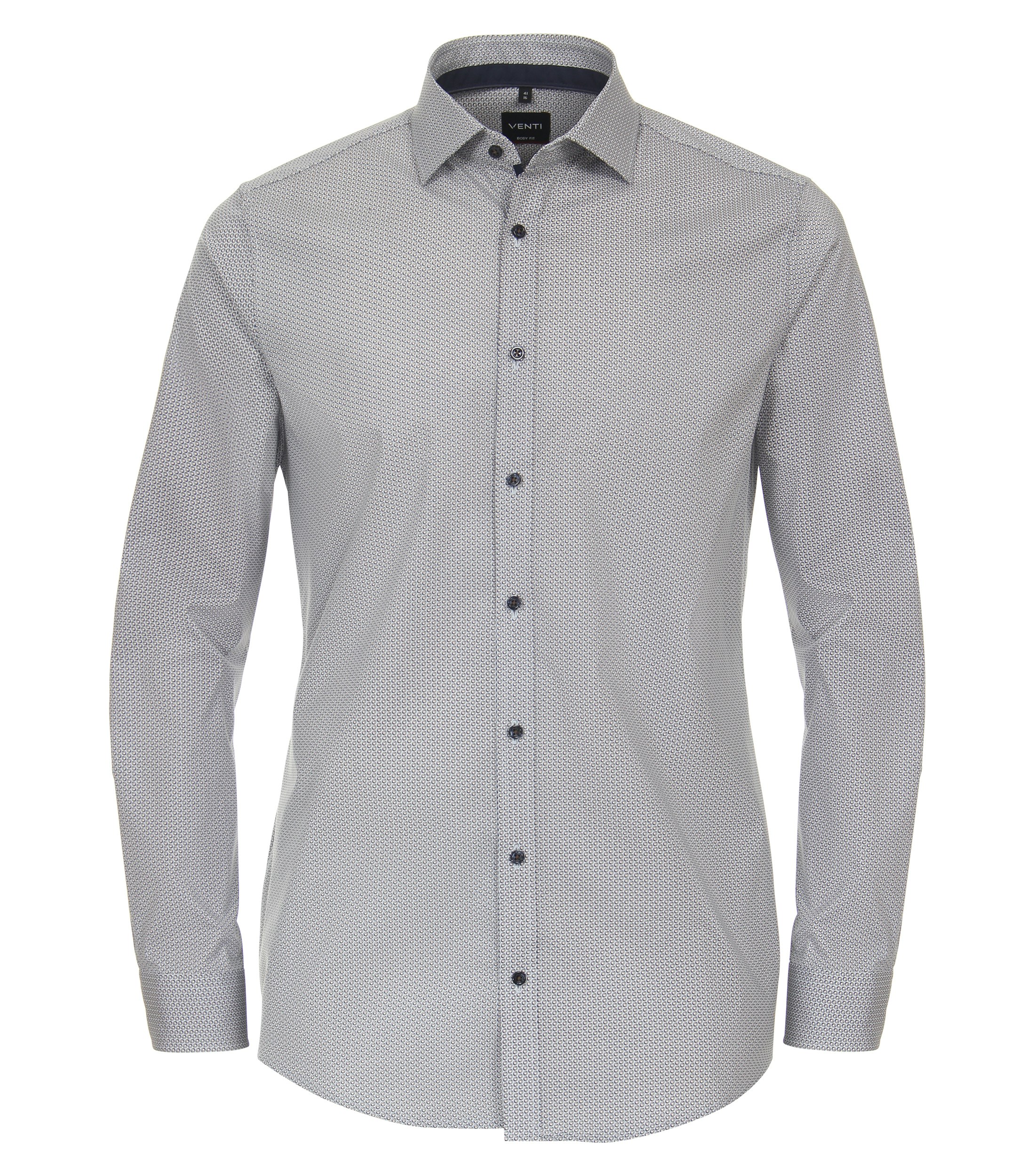 Ein Businesshemd im uni Muster in der Farbe Braun