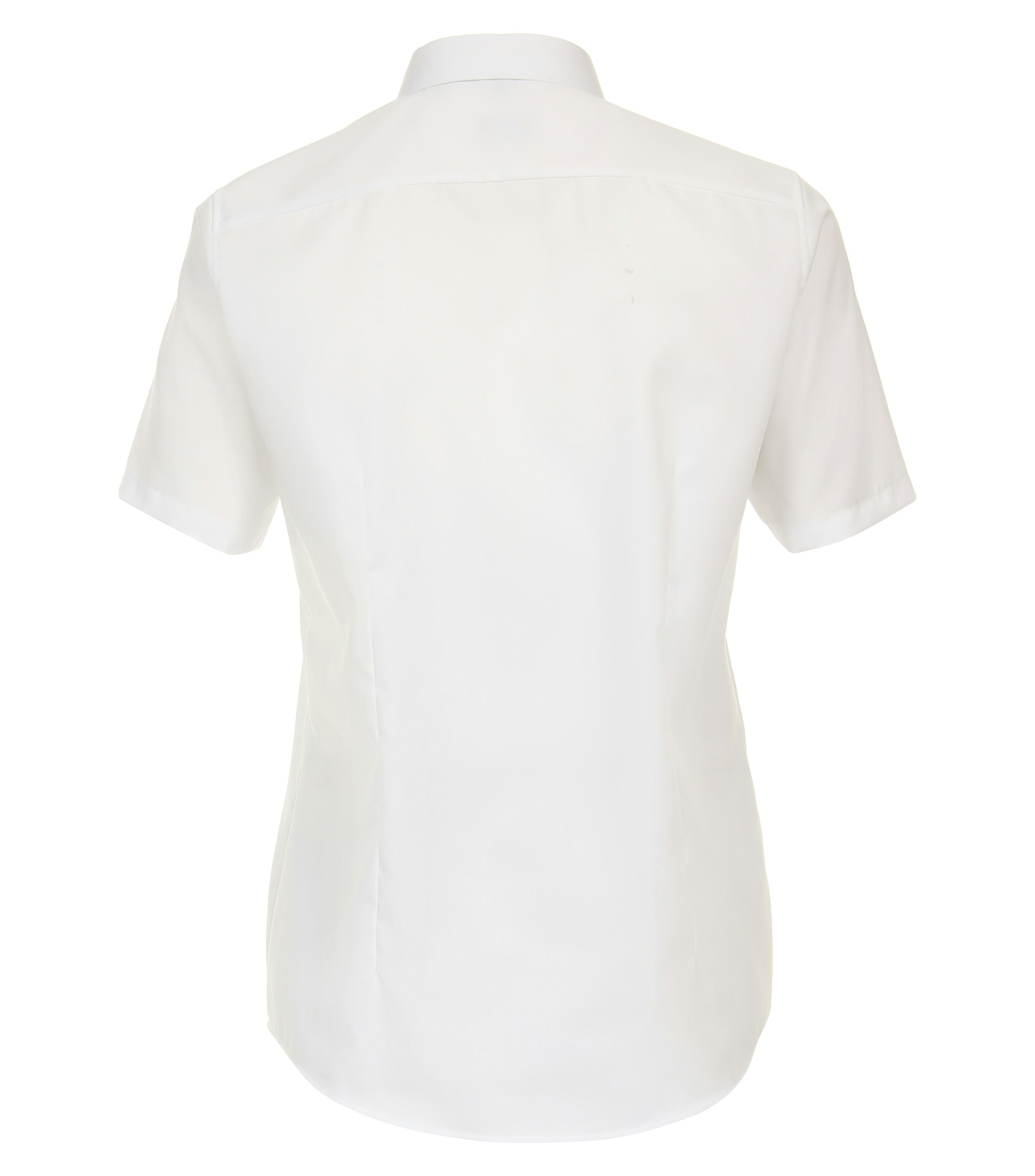 Ein Businesshemd im uni Muster in der Farbe Weiß