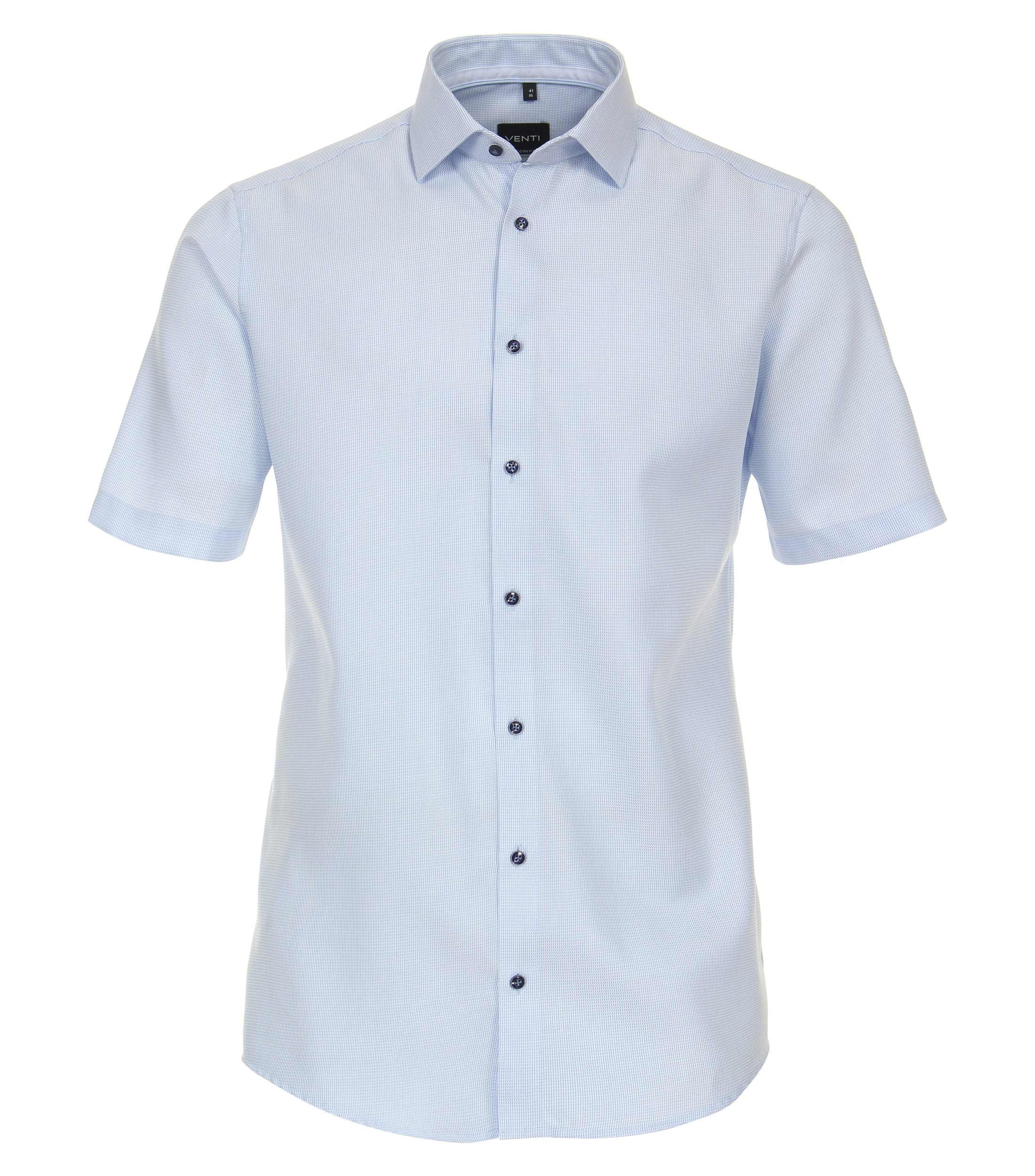 Ein Businesshemd im uni Muster in der Farbe Hellblau