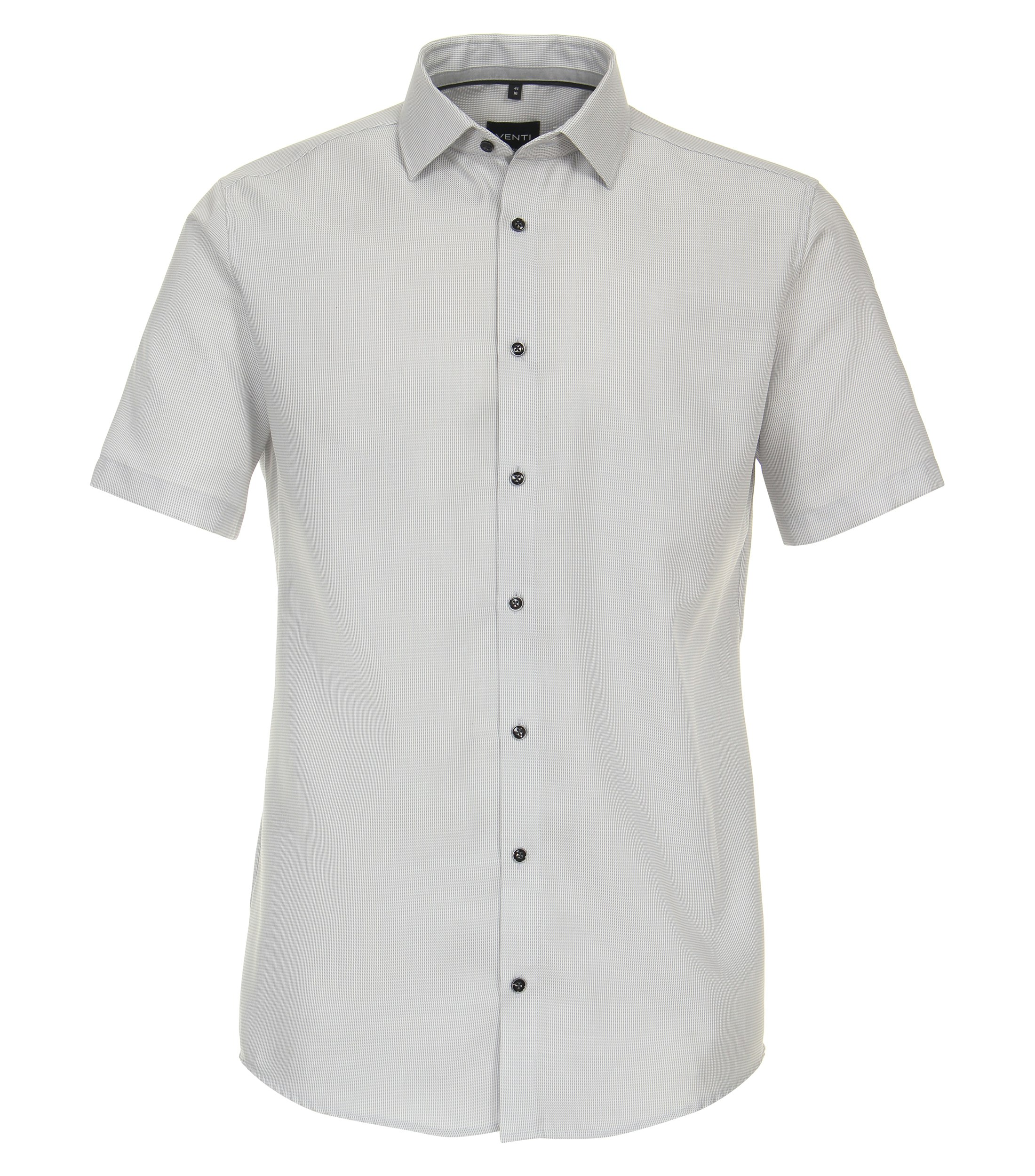 Ein Businesshemd im uni Muster in der Farbe Hellgrau