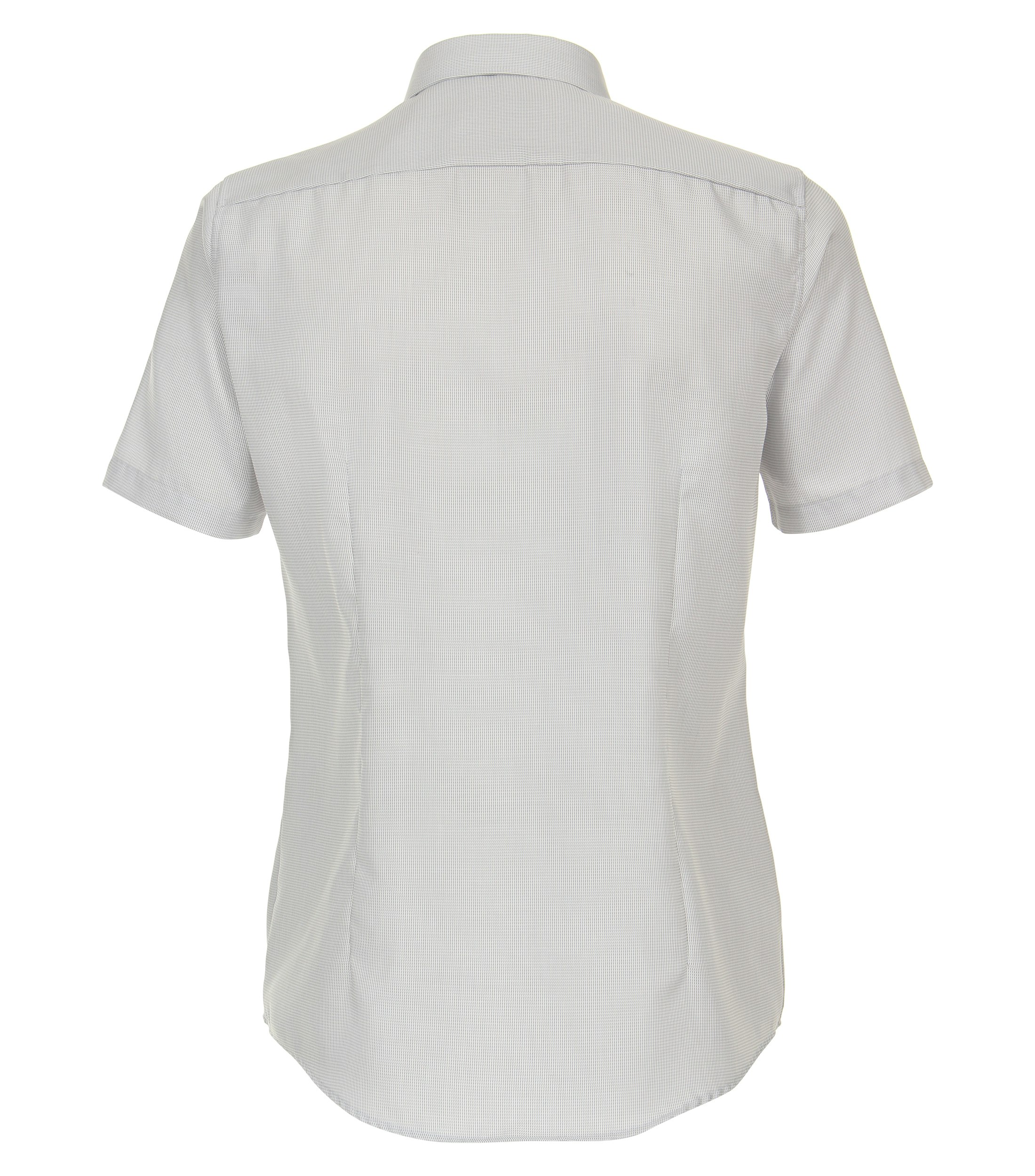 Ein Businesshemd im uni Muster in der Farbe Hellgrau