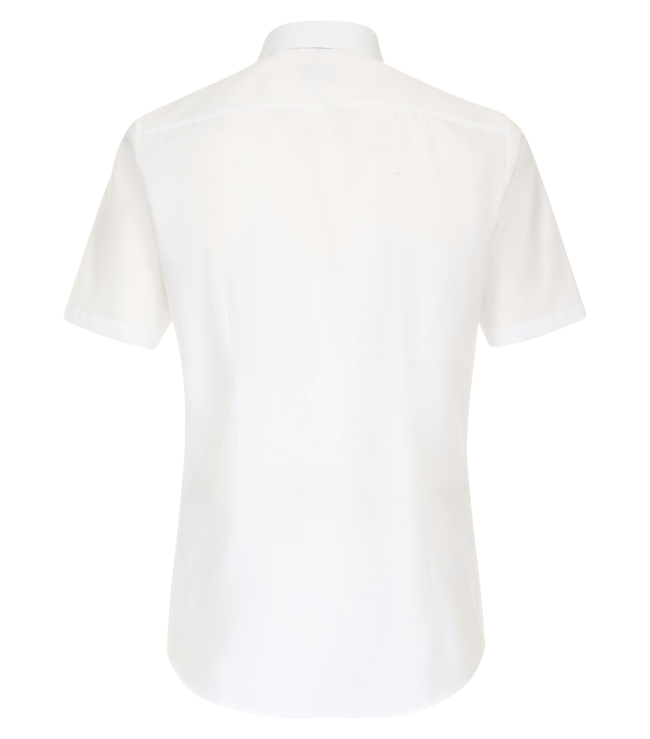 Ein Businesshemd im uni Muster in der Farbe Weiß