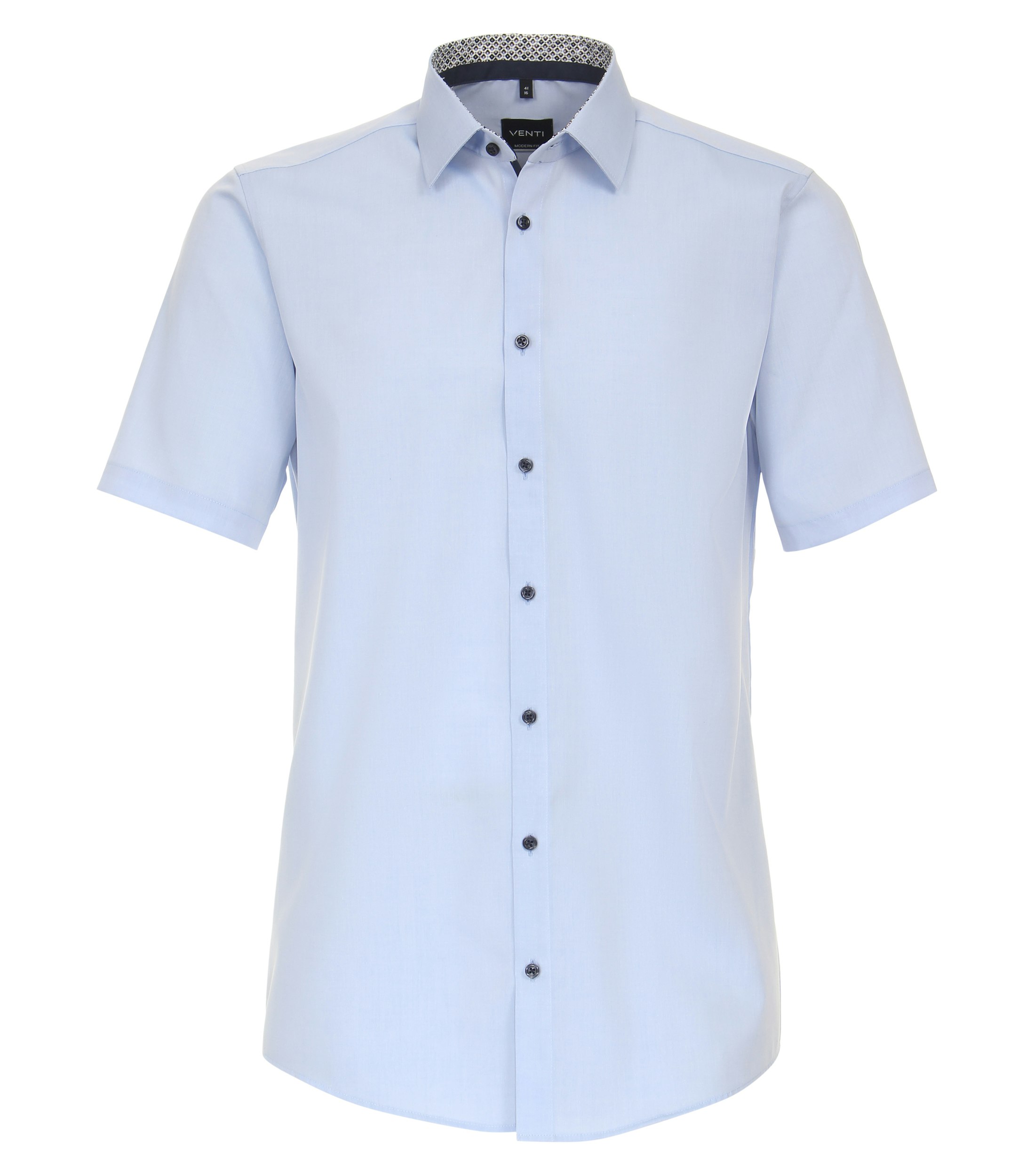 Ein Businesshemd im uni Muster in der Farbe Hellblau