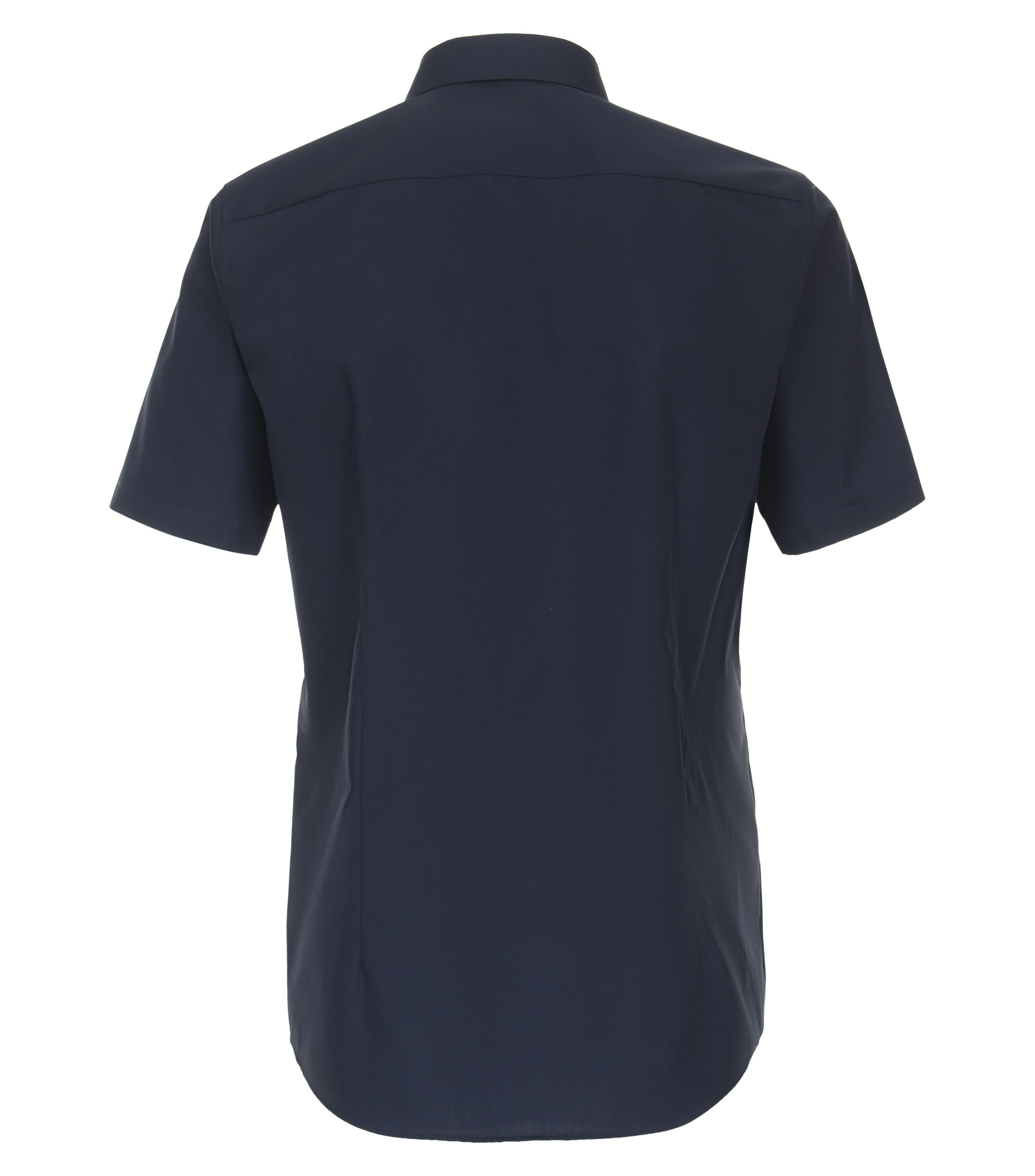 Ein Businesshemd im uni Muster in der Farbe Dunkelblau