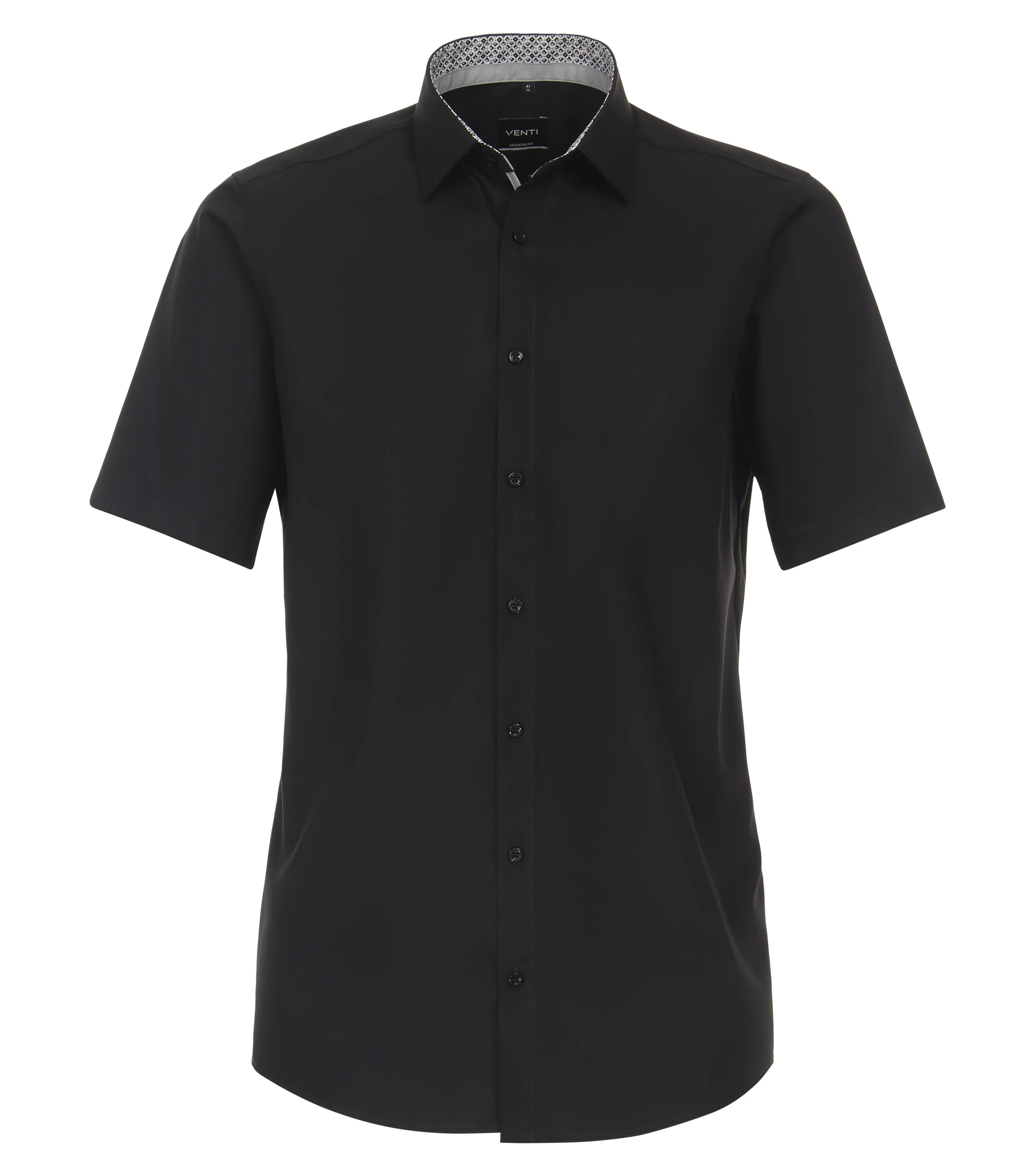 Businesshemd im unifarbenen Design in der Farbe Schwarz