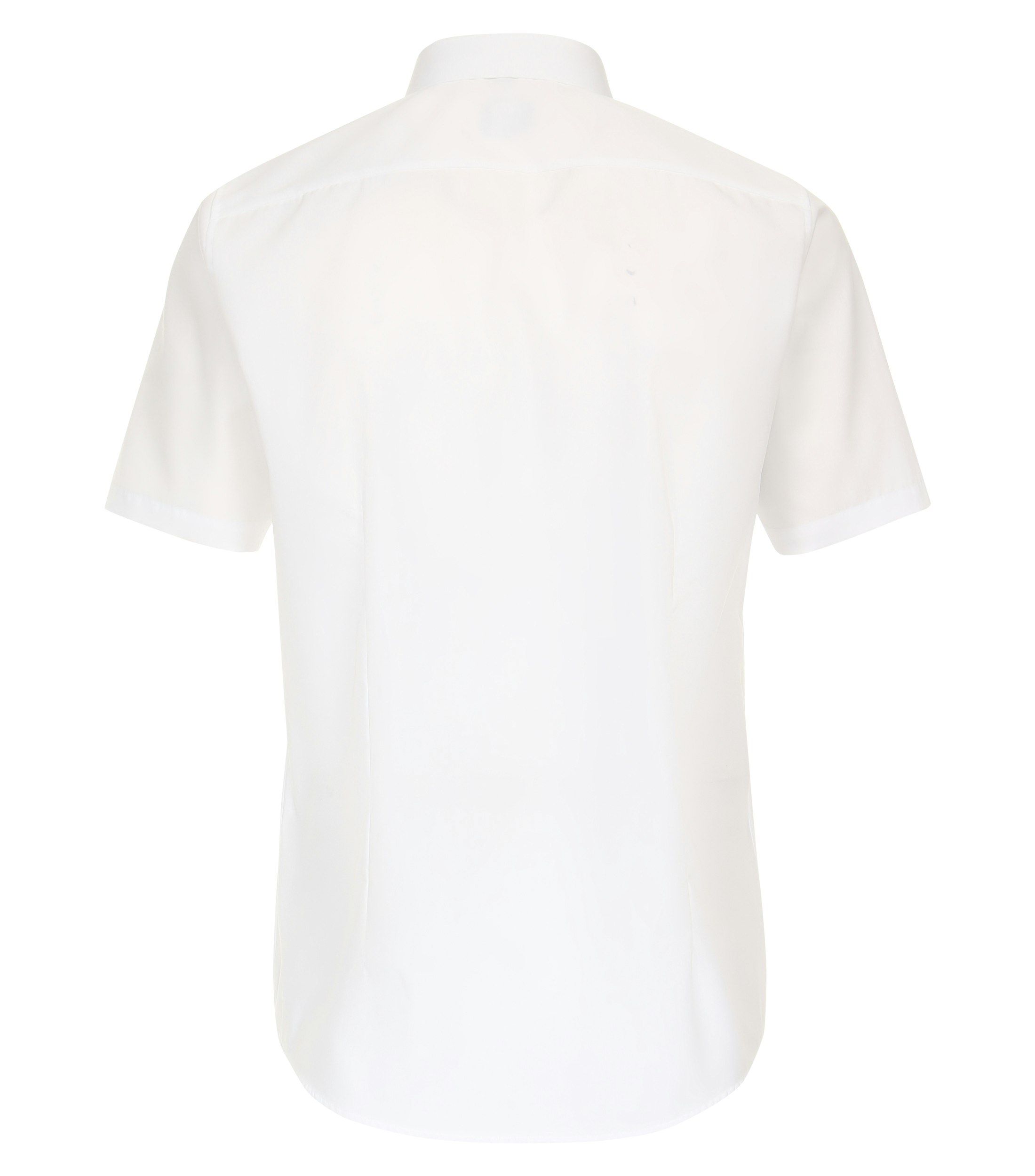 Ein Businesshemd im uni Muster in der Farbe Schneeweiß