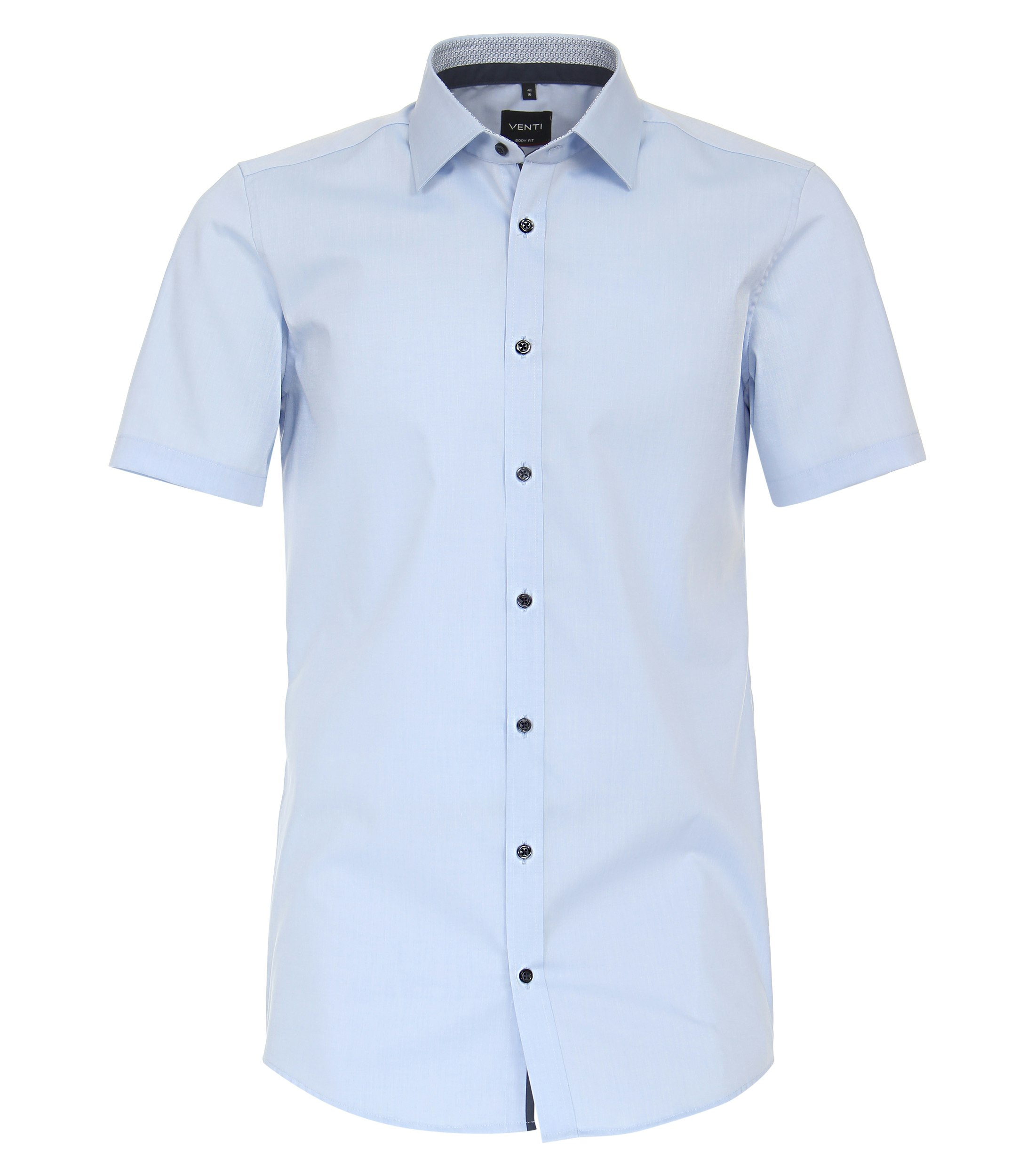 Ein Businesshemd im uni Muster in der Farbe Hellblau