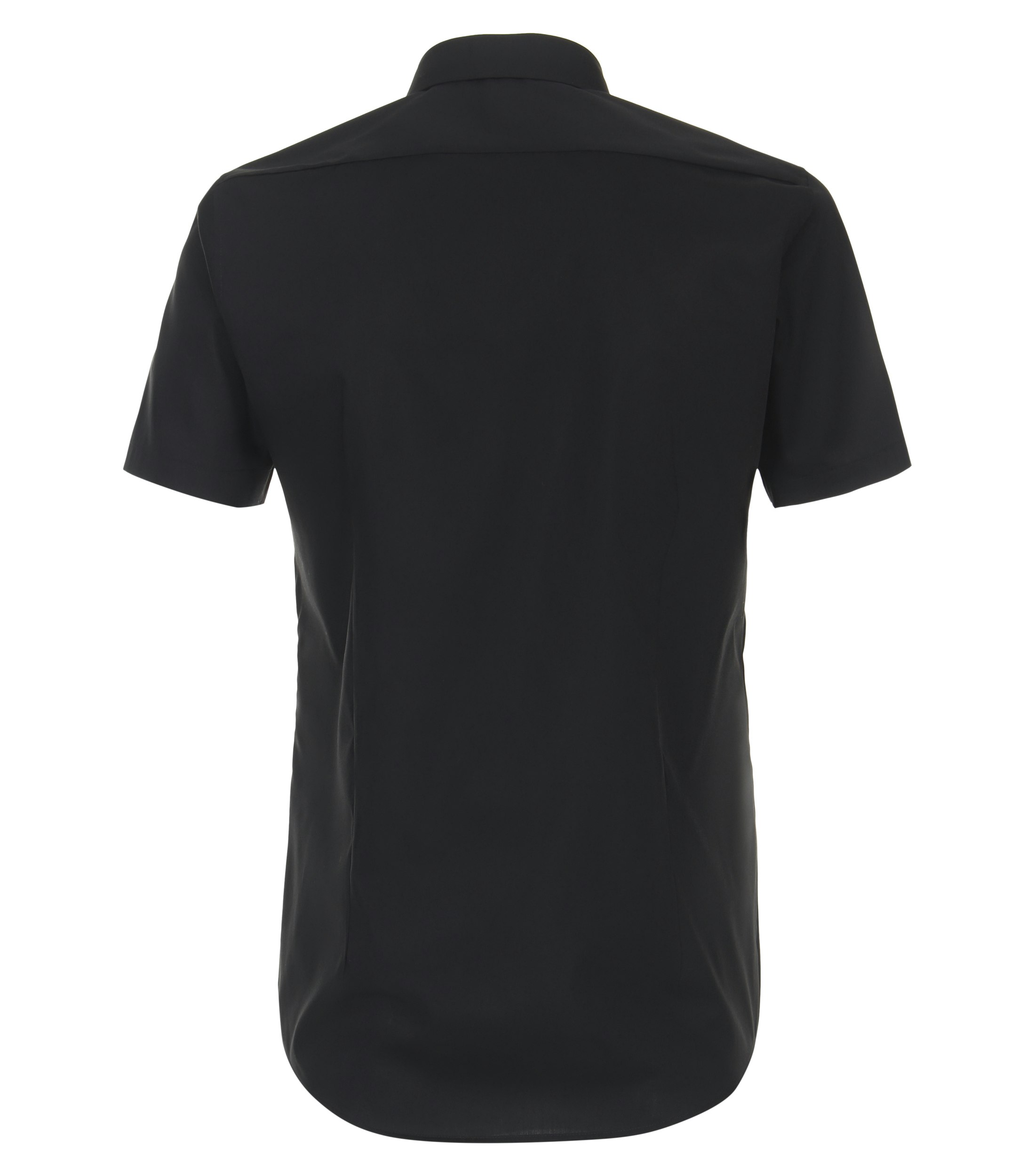 Ein Businesshemd im uni Muster in der Farbe Schwarz