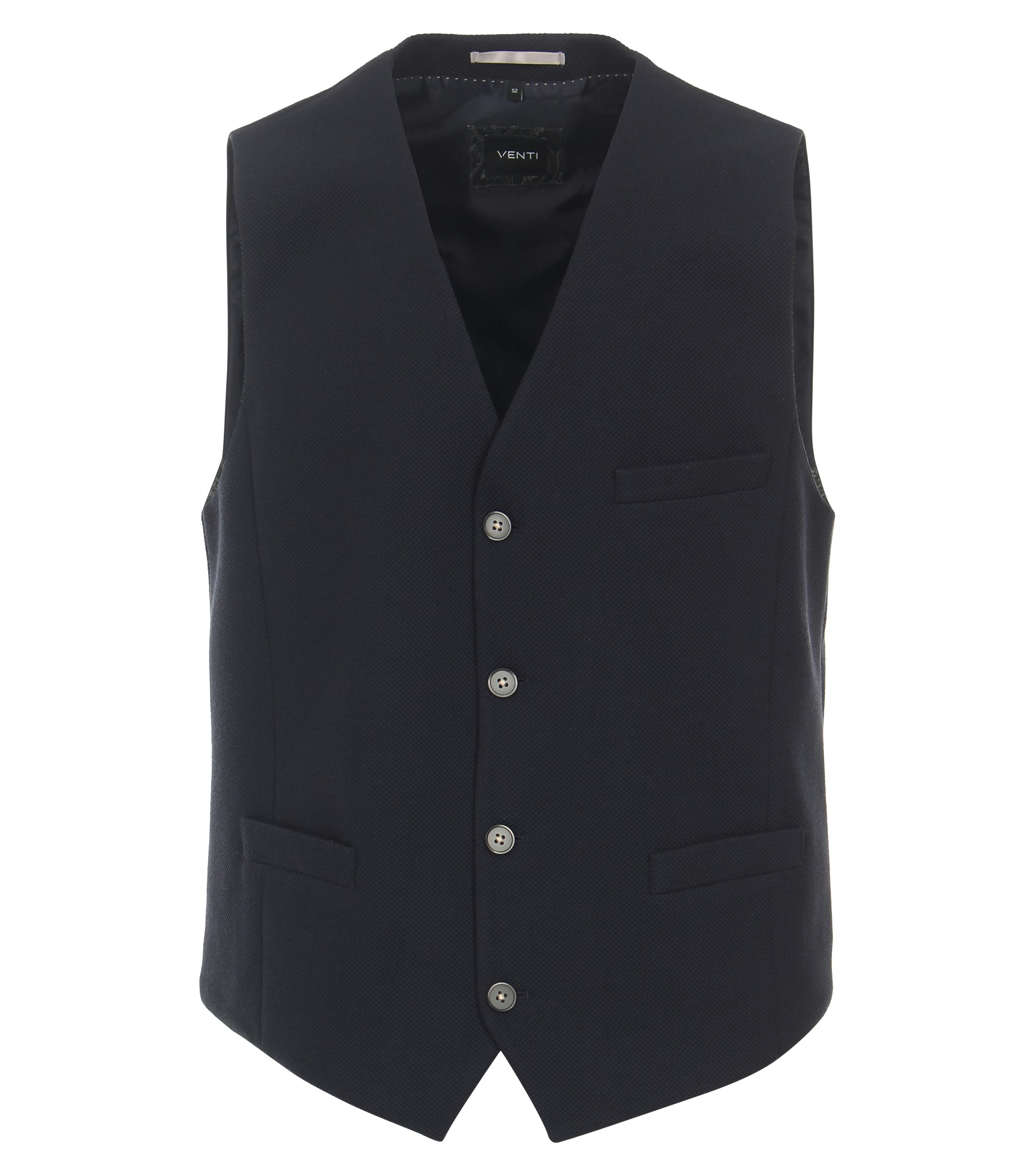 Ein Weste im uni Muster in der Farbe Dunkelblau