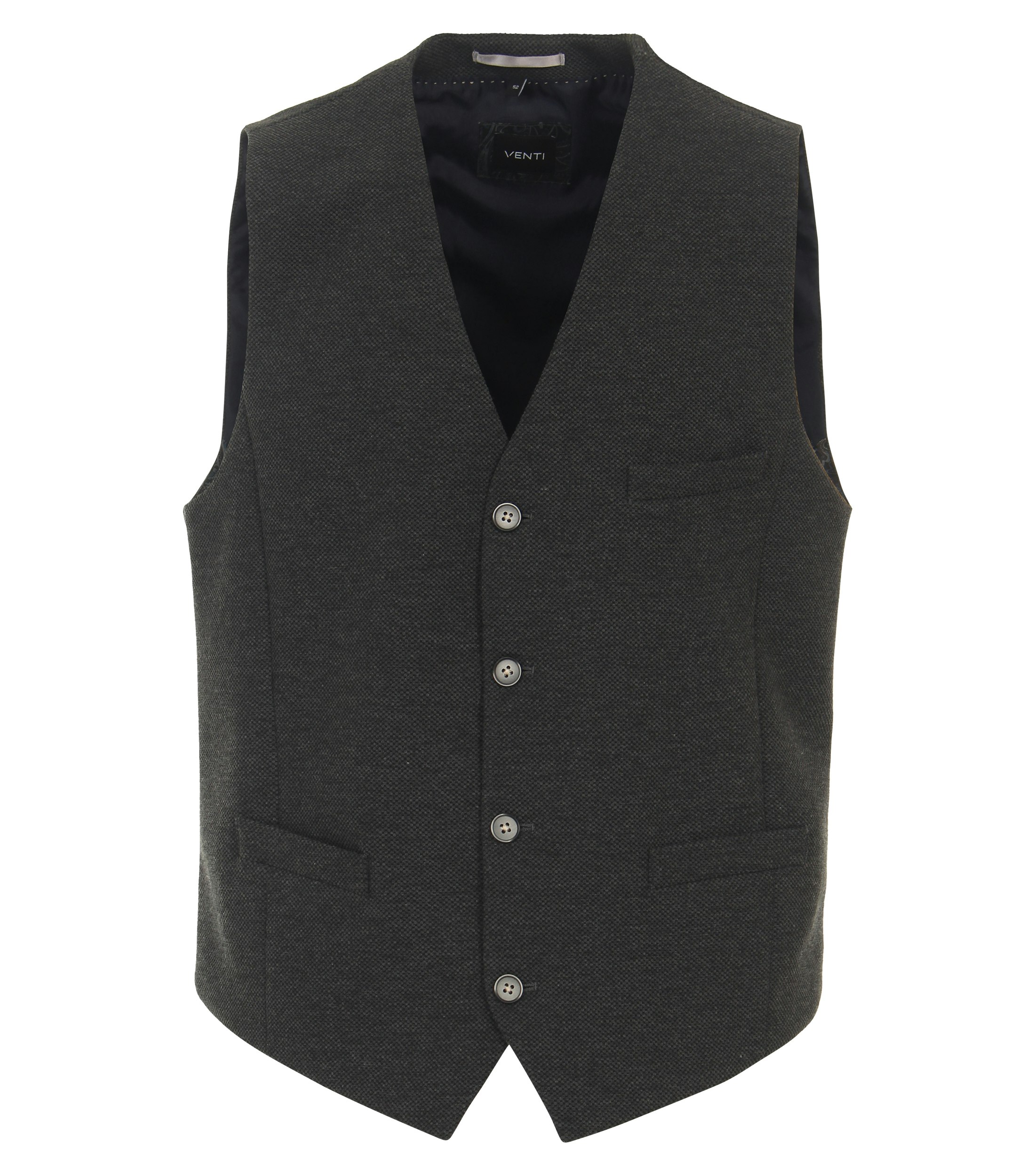 Ein Weste im uni Muster in der Farbe Dunkelgrau