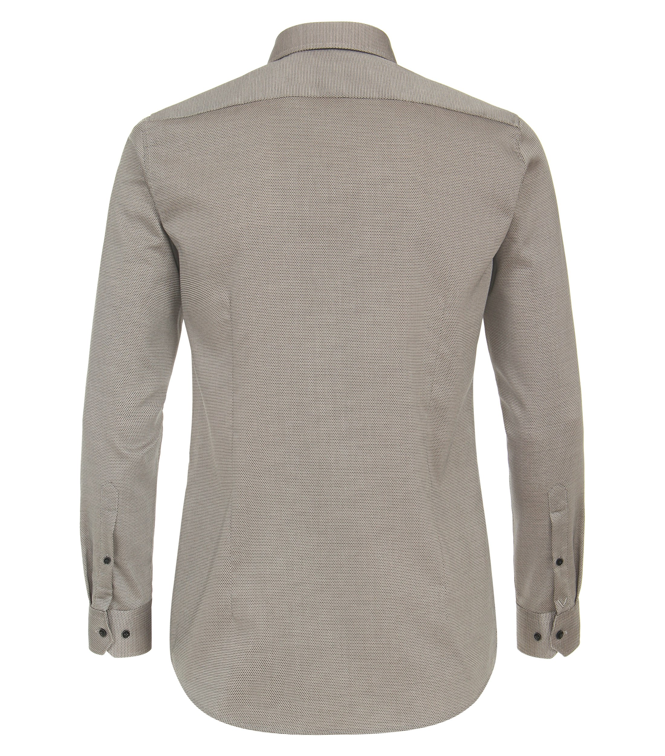 Ein Businesshemd im uni Muster in der Farbe Hellbraun