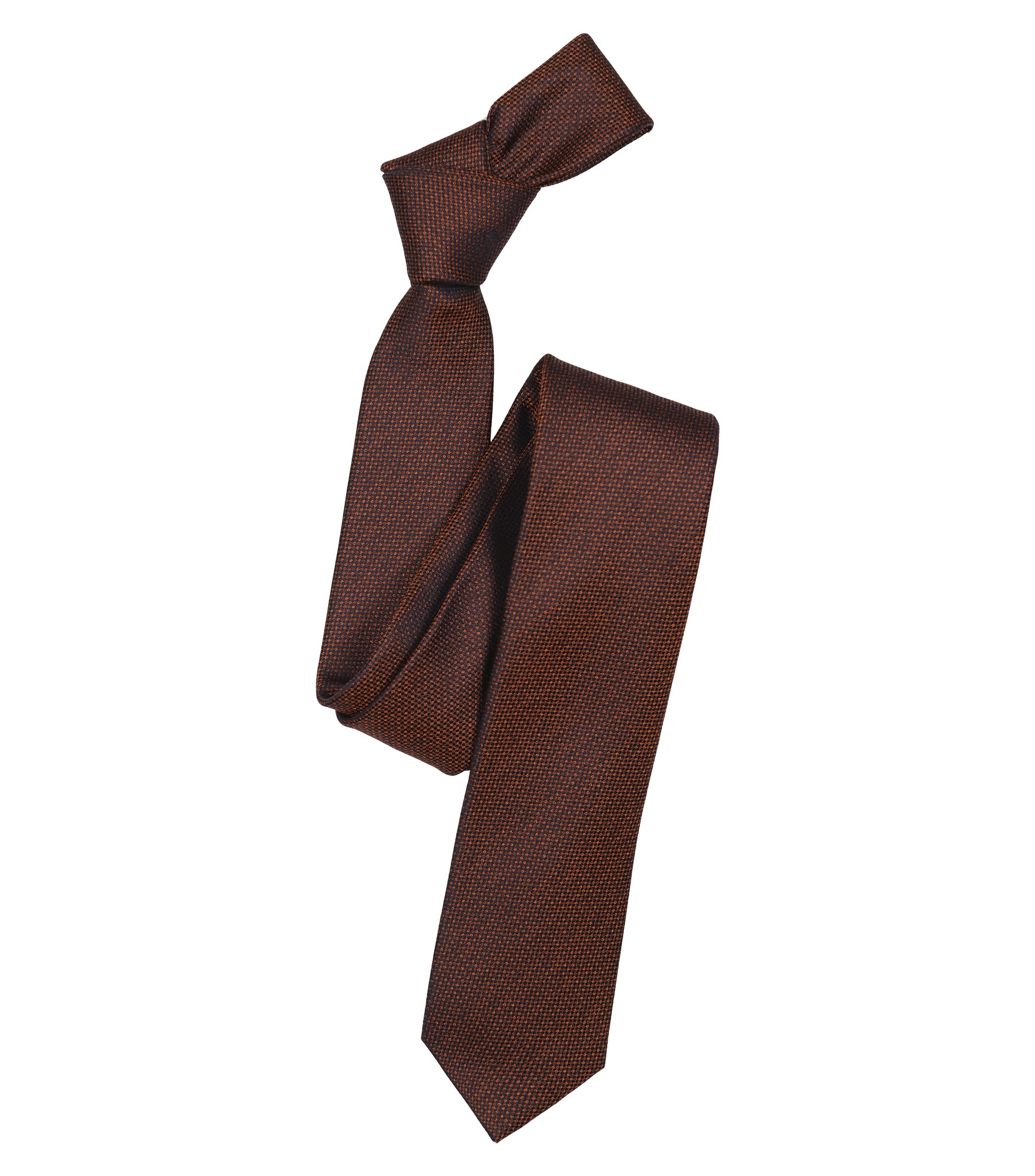 Ein Krawatte im uni Muster in der Farbe Orange