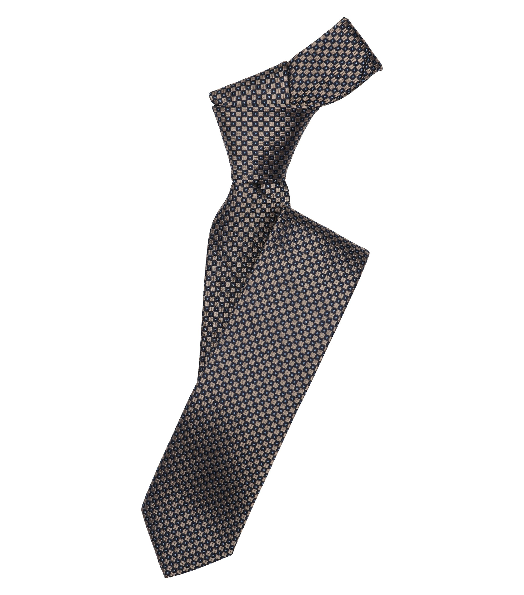 Ein Krawatte im gemustert Muster in der Farbe Beige